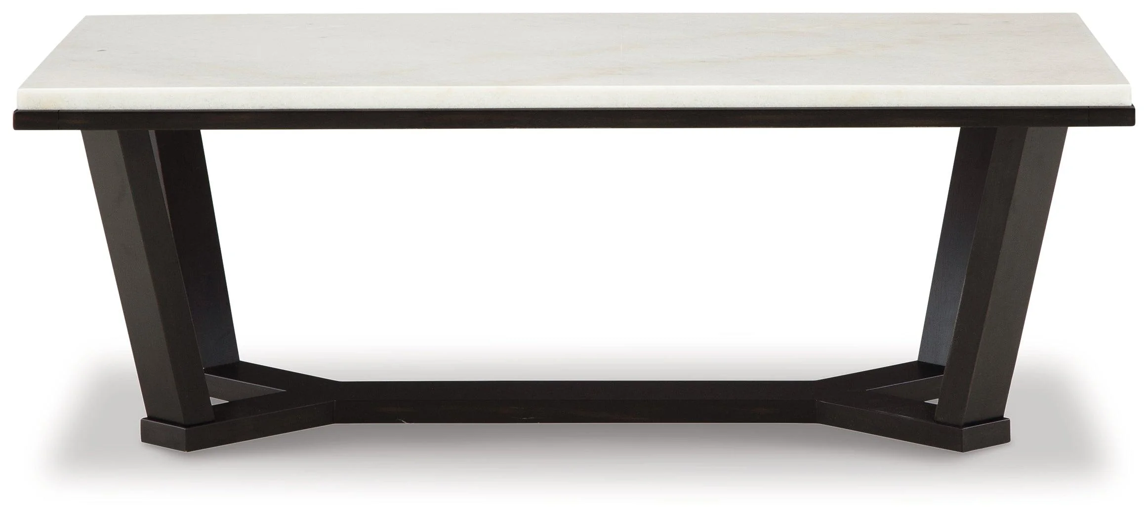 Fostead White/Espresso Coffee Table - Image 2