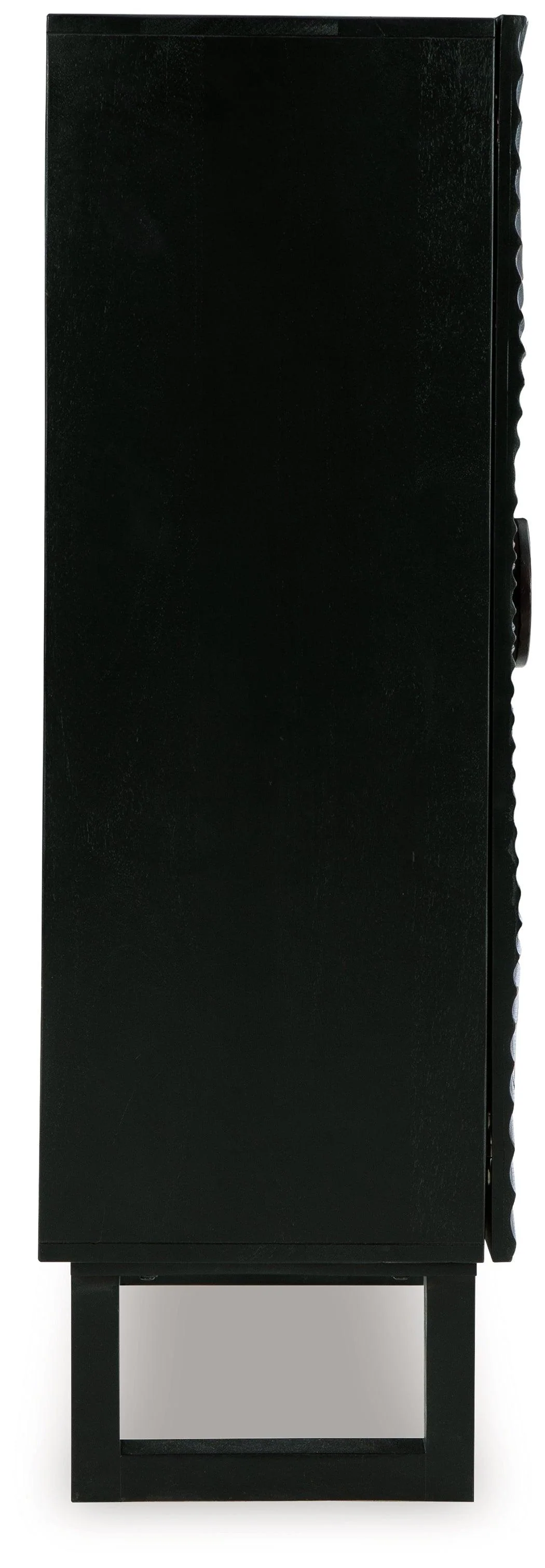 Fosterman Distressed Black Accent Cabinet - Image 6