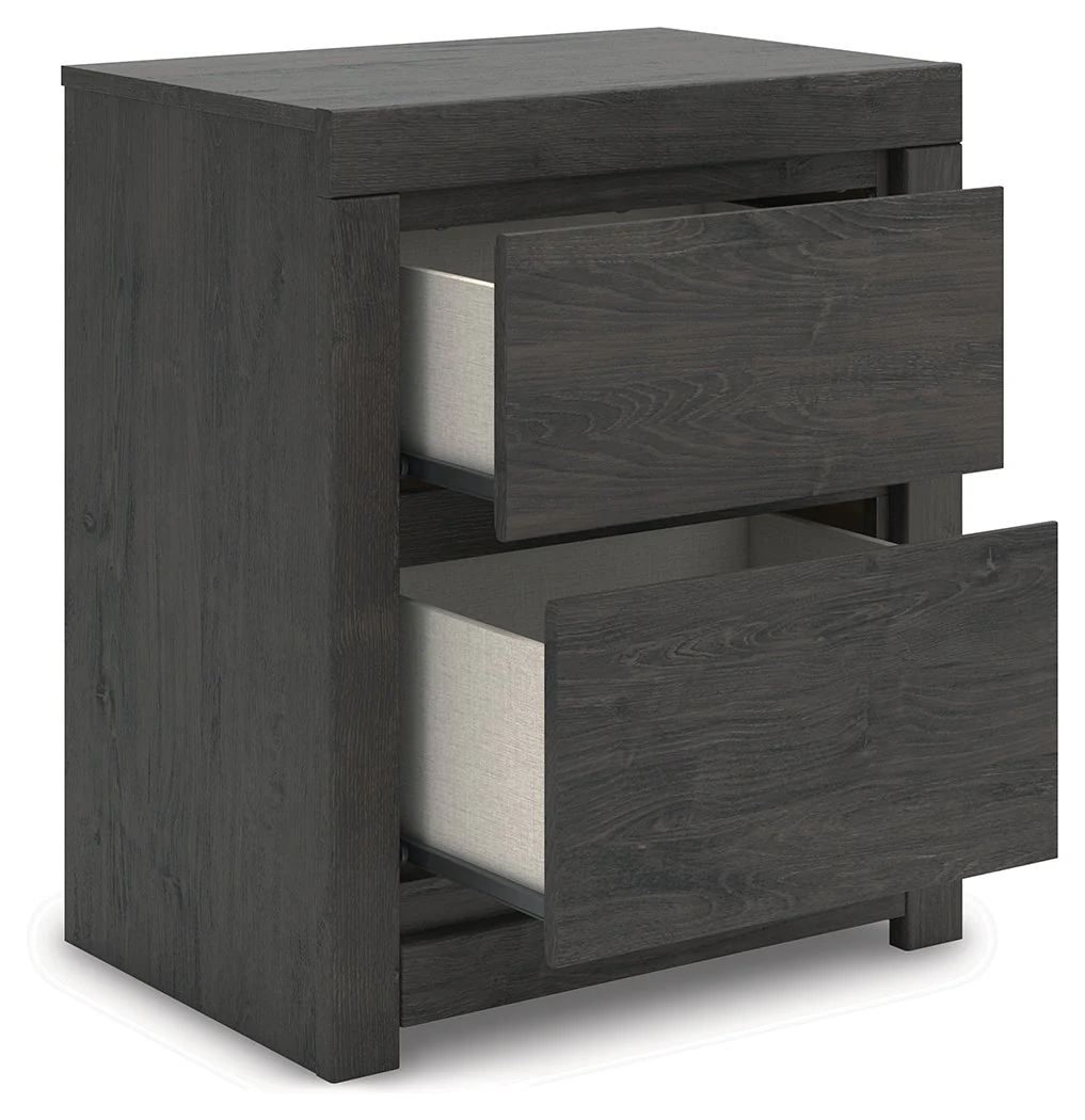 Fraluna Charcoal Nightstand - Image 4