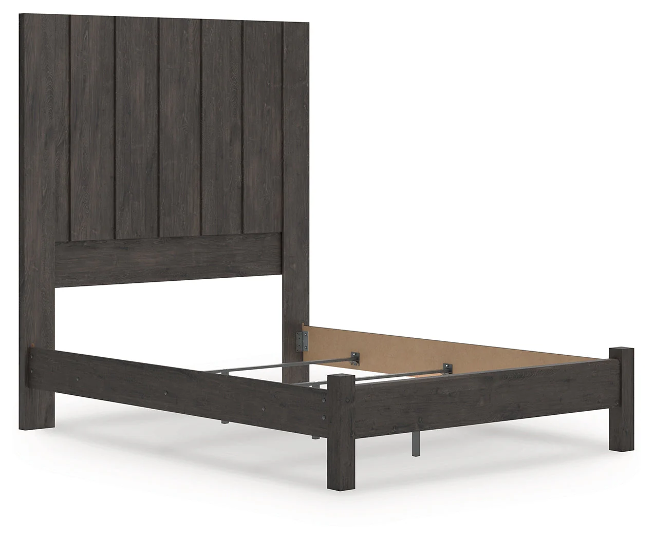 Fraluna Charcoal Queen Panel Bed - Image 3