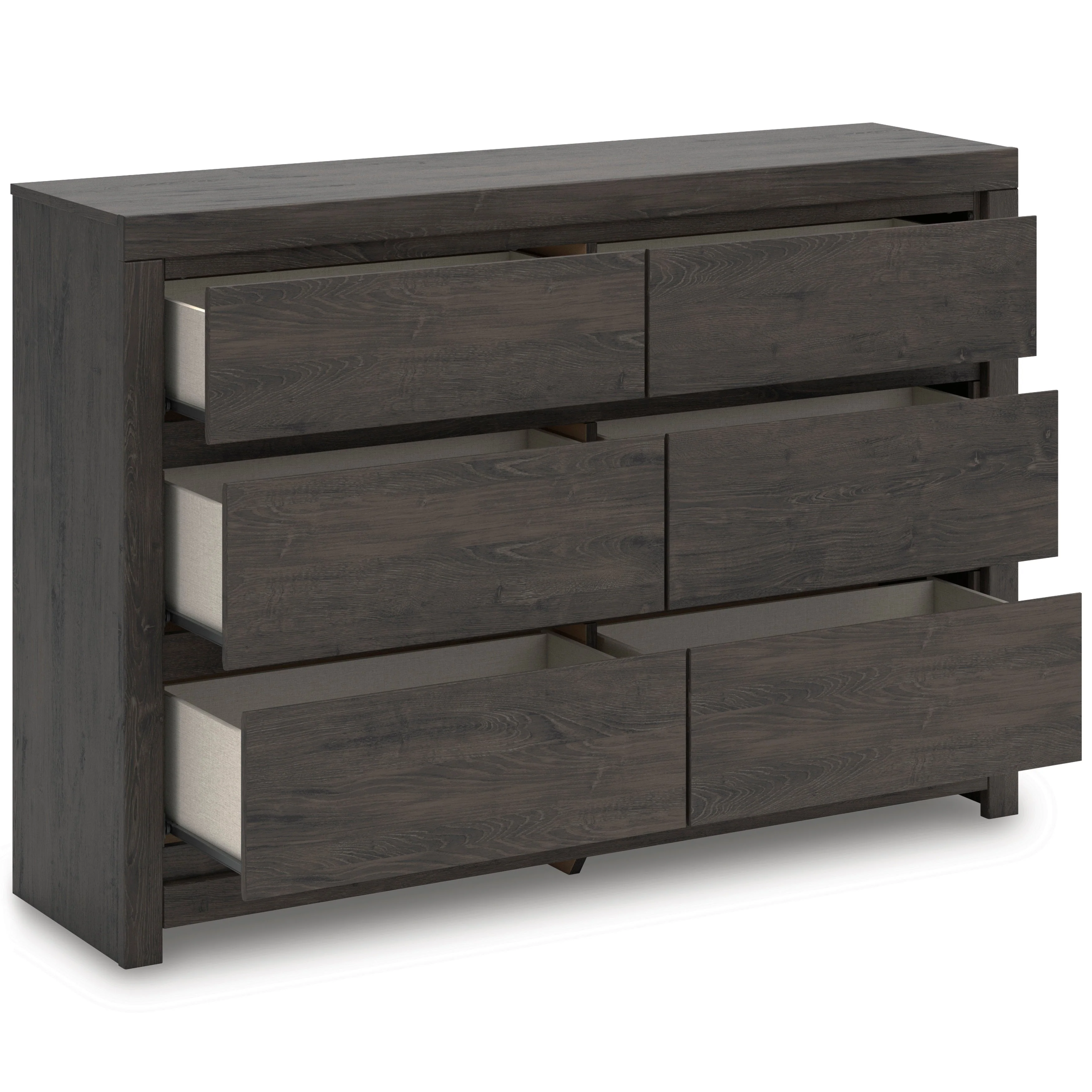 Fraluna Charcoal Storage Panel Bedroom Set with 2 Footboard Drawers - Image 13