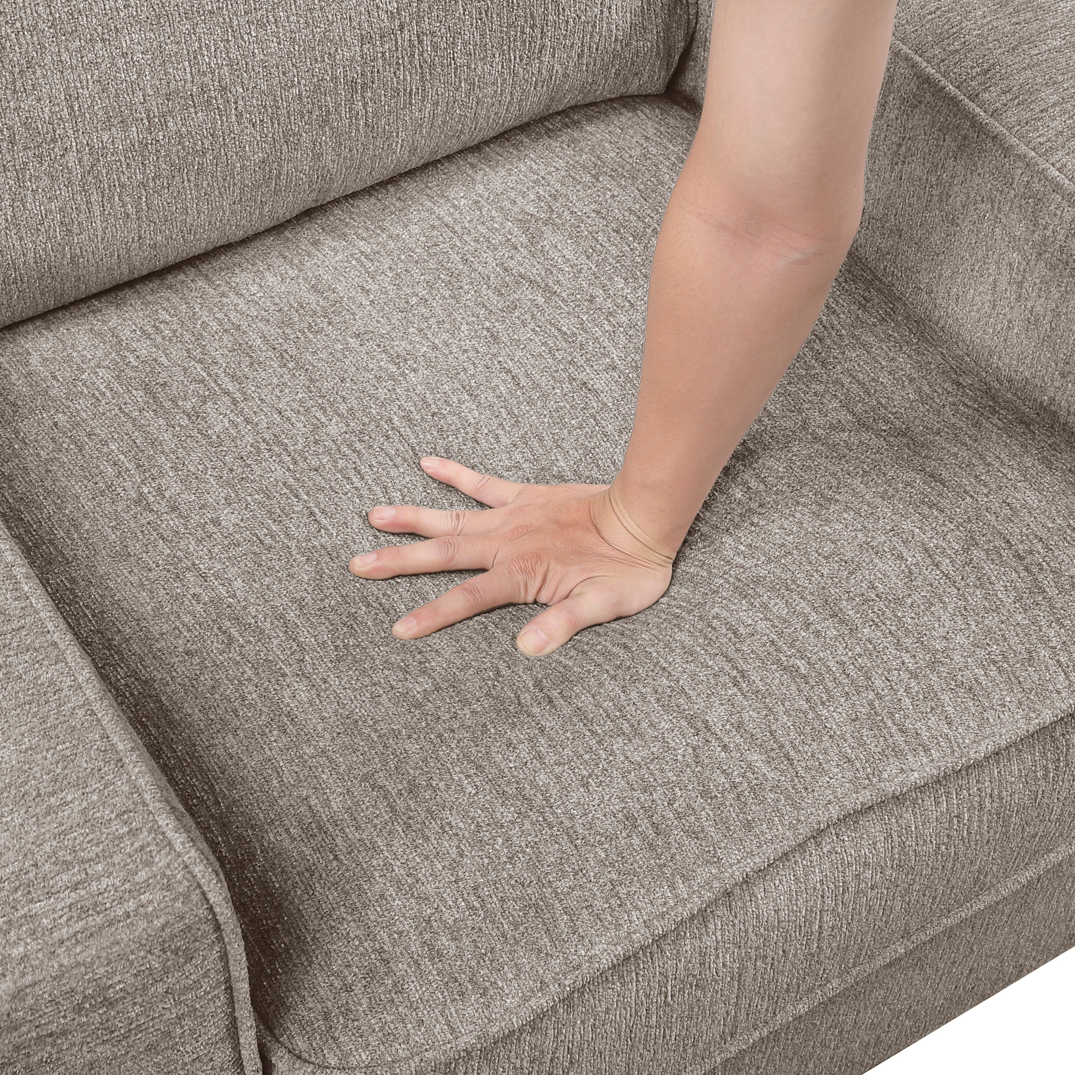 Frances Brown Sofa - Image 7