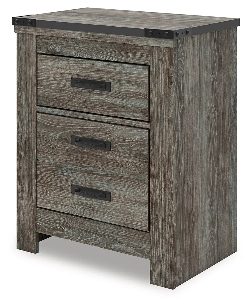 Frandern Gray Nightstand