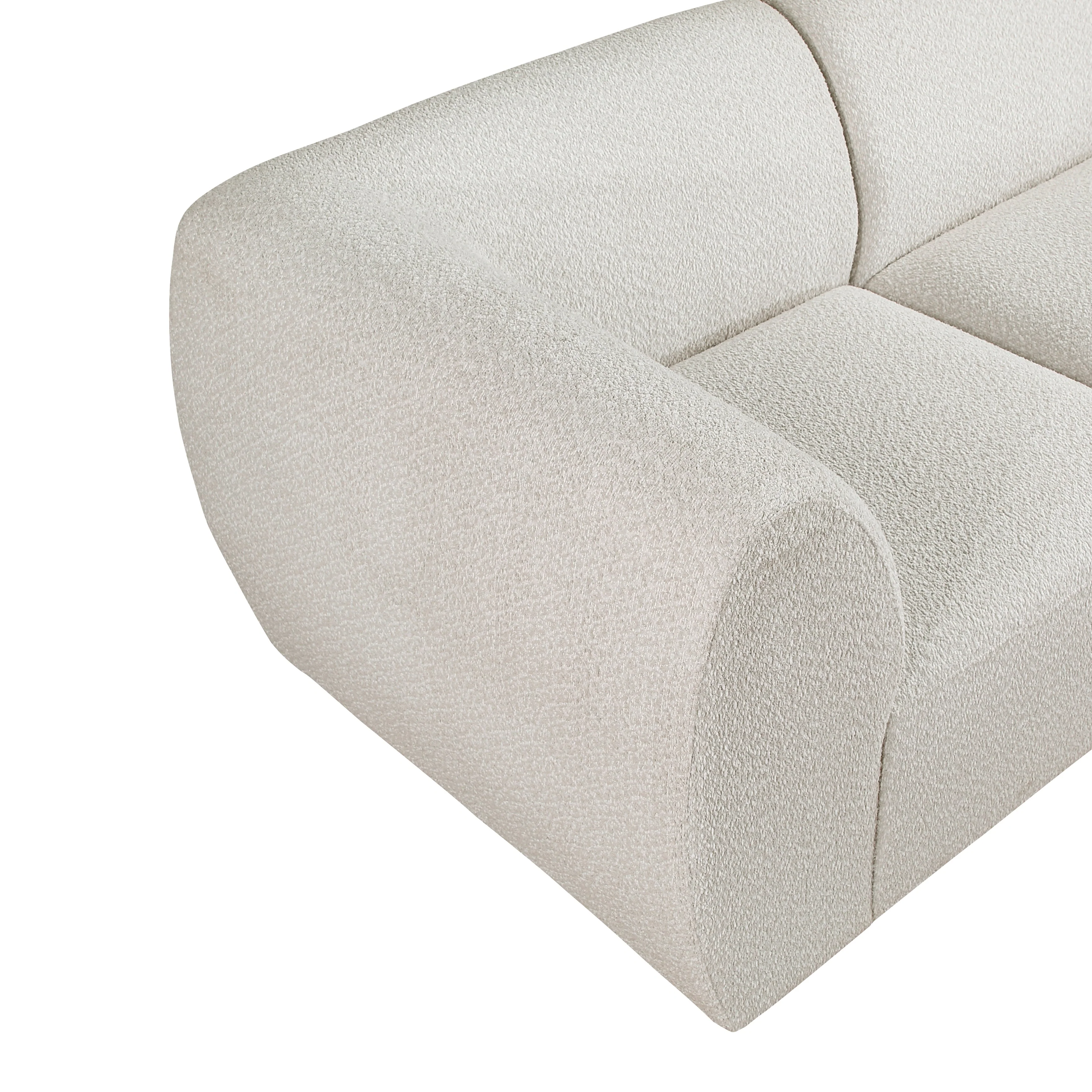Franz Beige Chenille 4-Piece Modular Sectional - Image 18