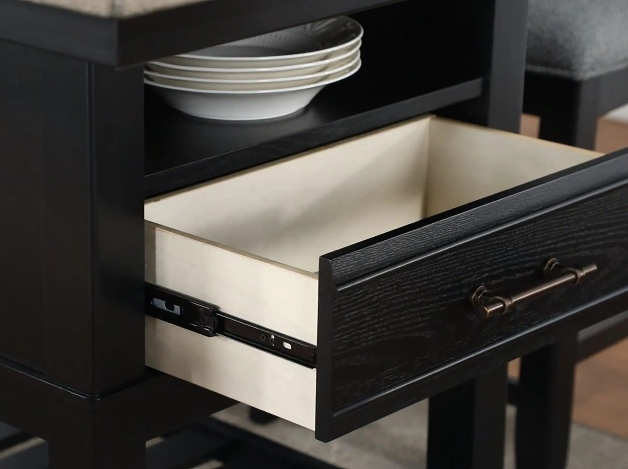 Frey Black and Gray Counter Height Table - Image 5
