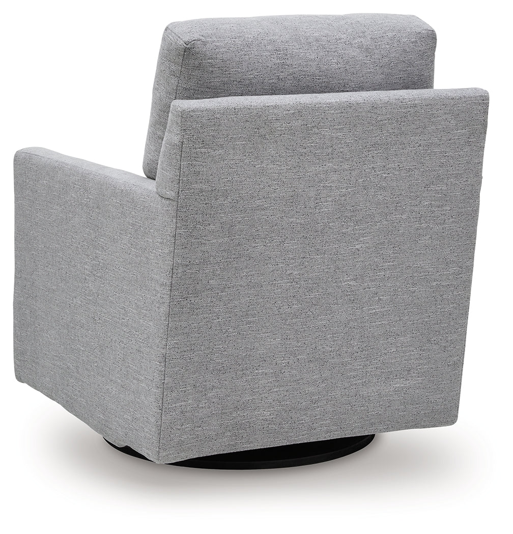Freybourne Pewter Swivel Accent Chair - Image 5