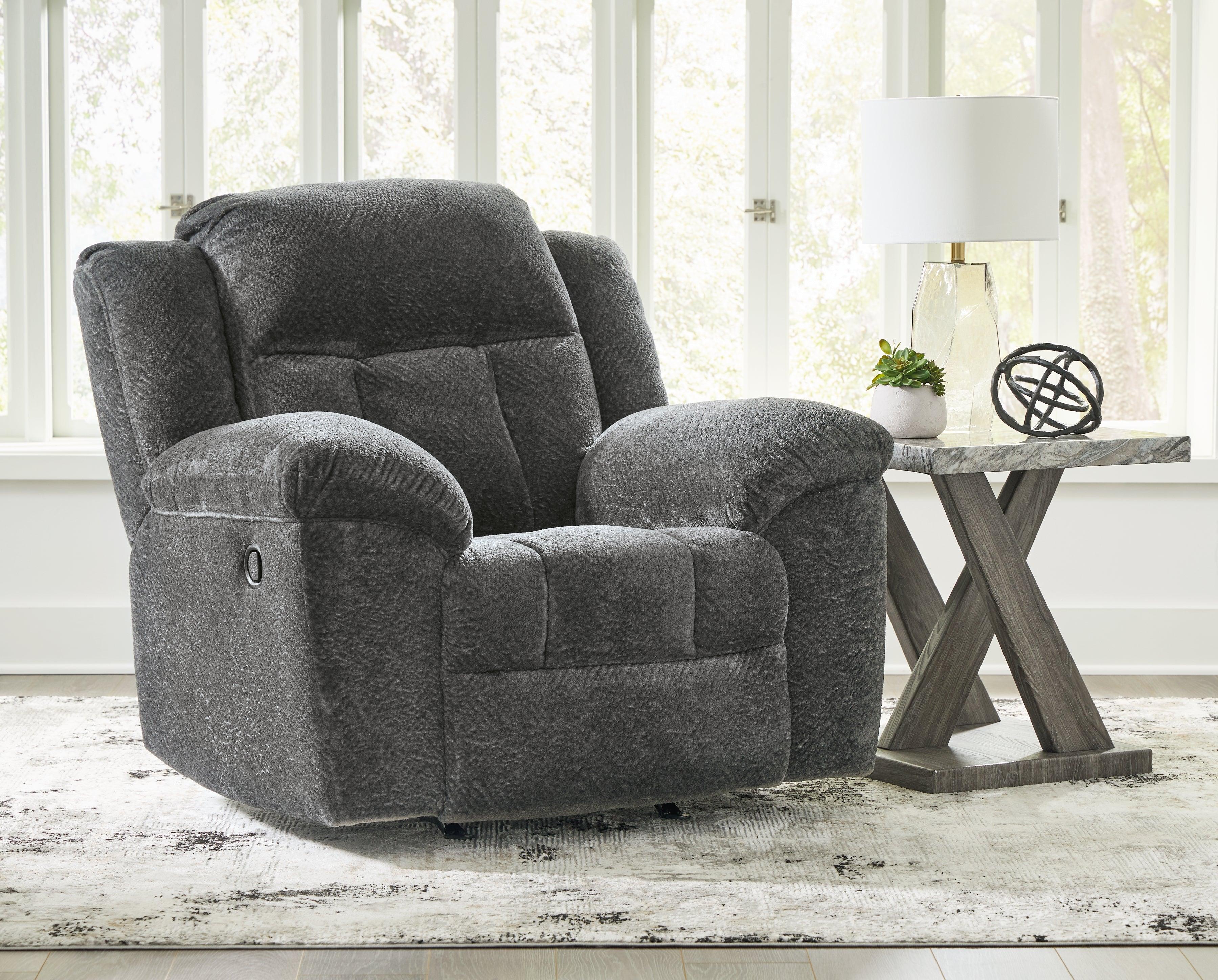 Frohn Graphite Recliner - Image 9