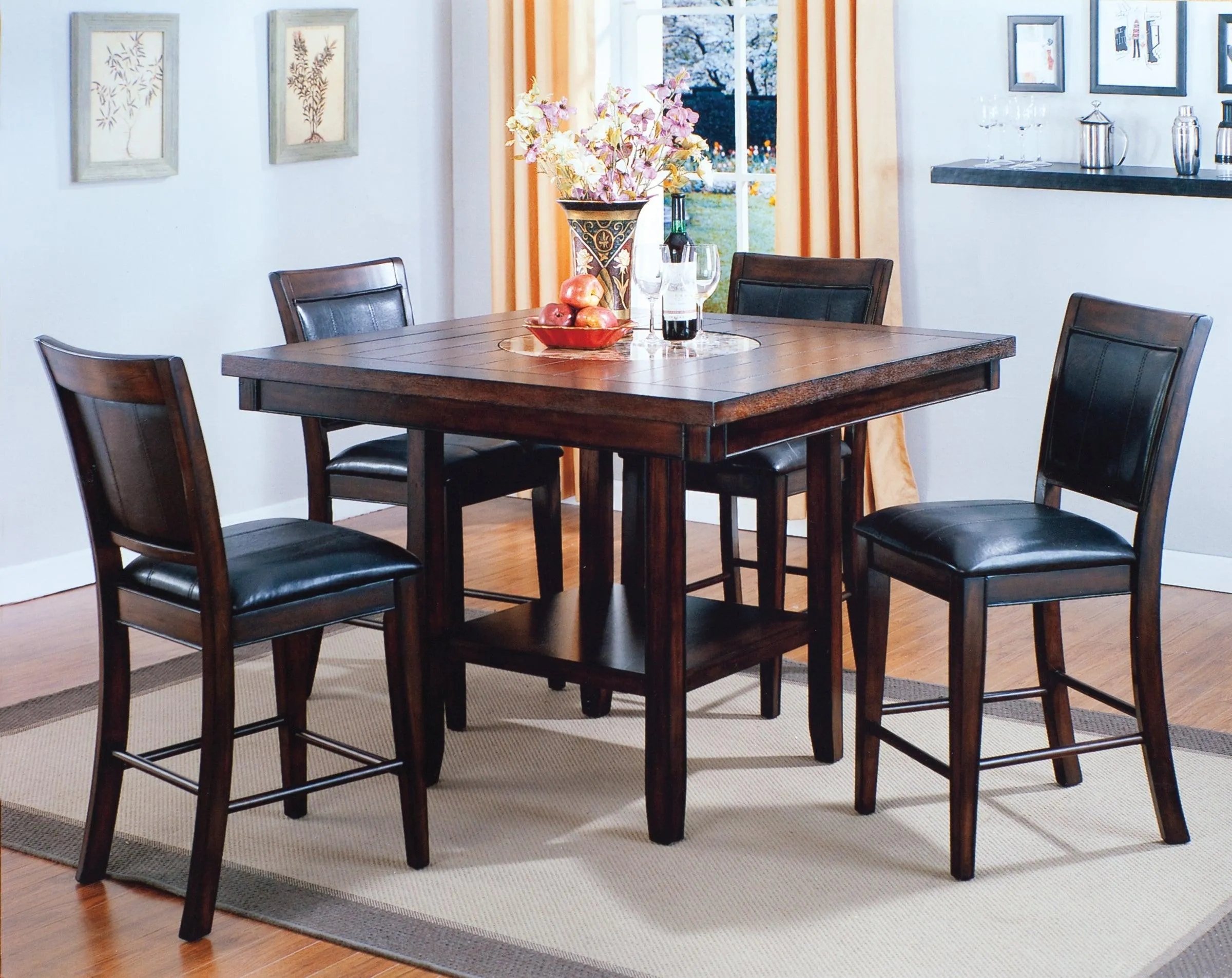 Fulton Espresso Counter Height Dining Set - Image 3