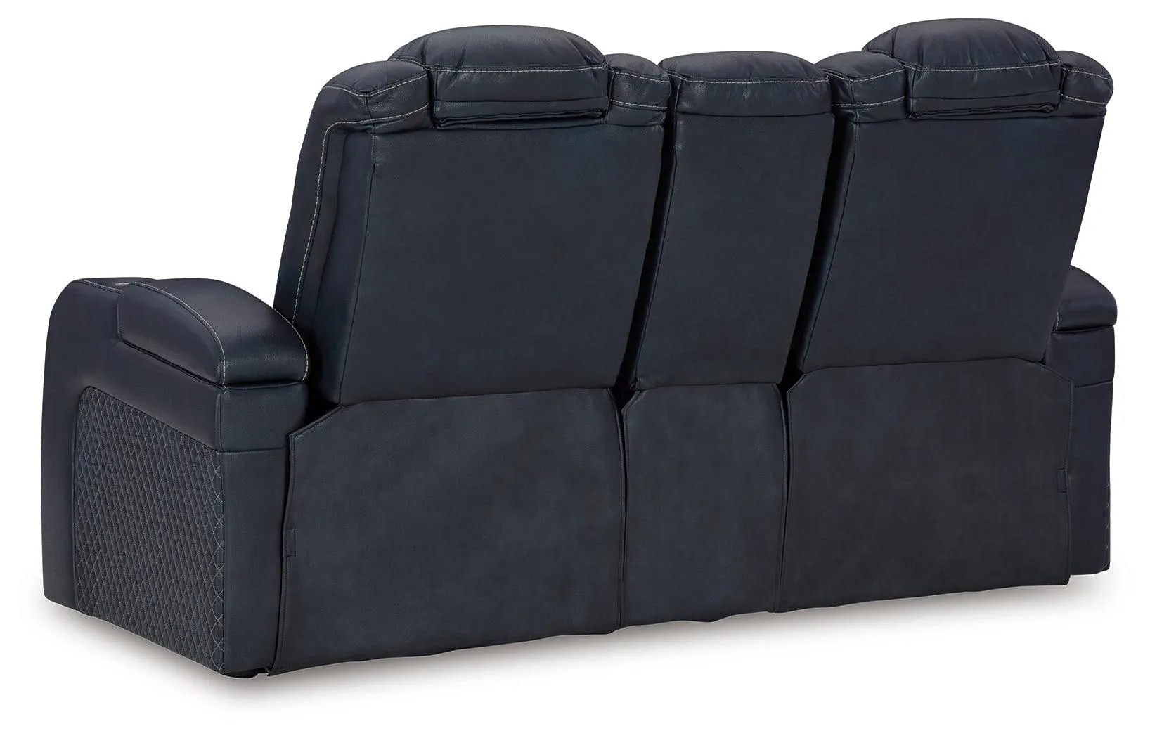 Fyne-Dyme Sapphire Dual Power Reclining Loveseat with Console - Image 5