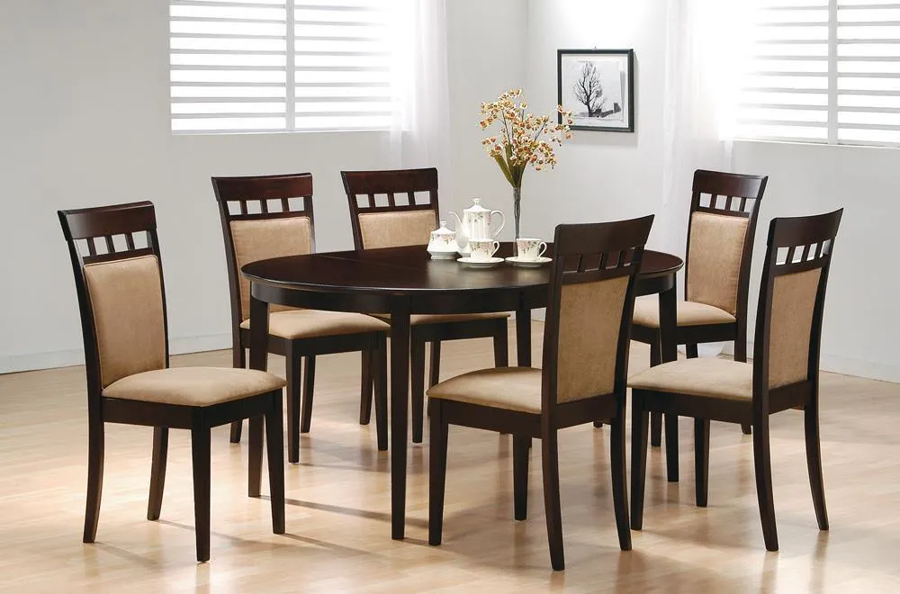 Gabriel Cappuccino Oval Dining Table - Image 2