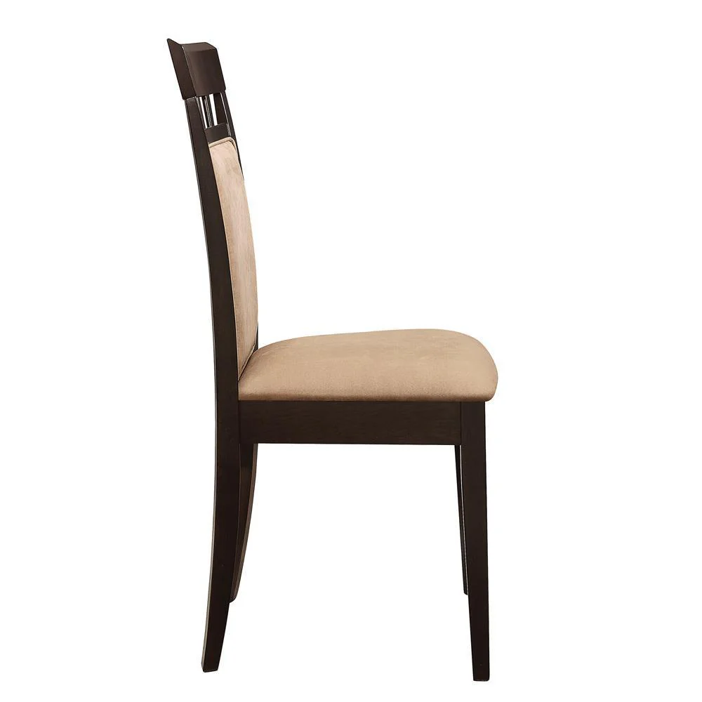 Gabriel Cappuccino/Tan Upholstered Side Chairs, Set of 2 - Image 6