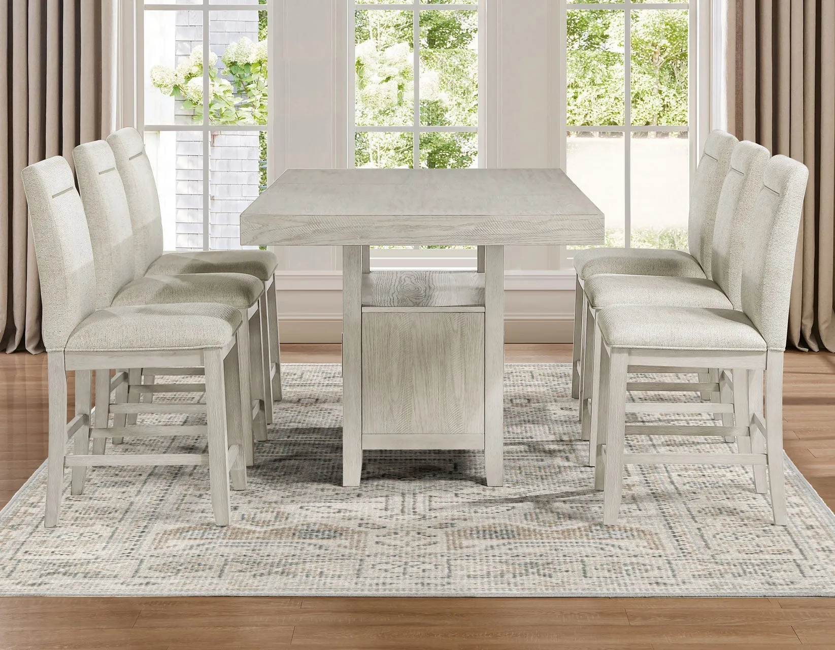 Garland 24″ Counter Chair, Greige Finish - Image 9
