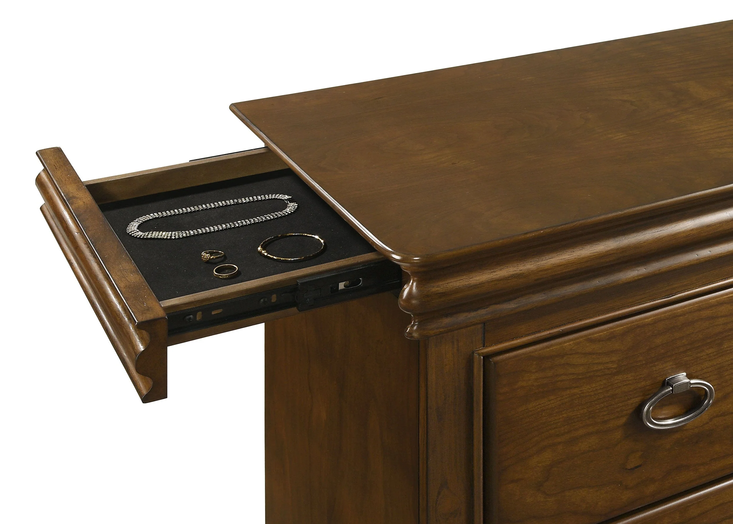 Garland Brown Cherry 4-piece Queen Bedroom Set - Image 12