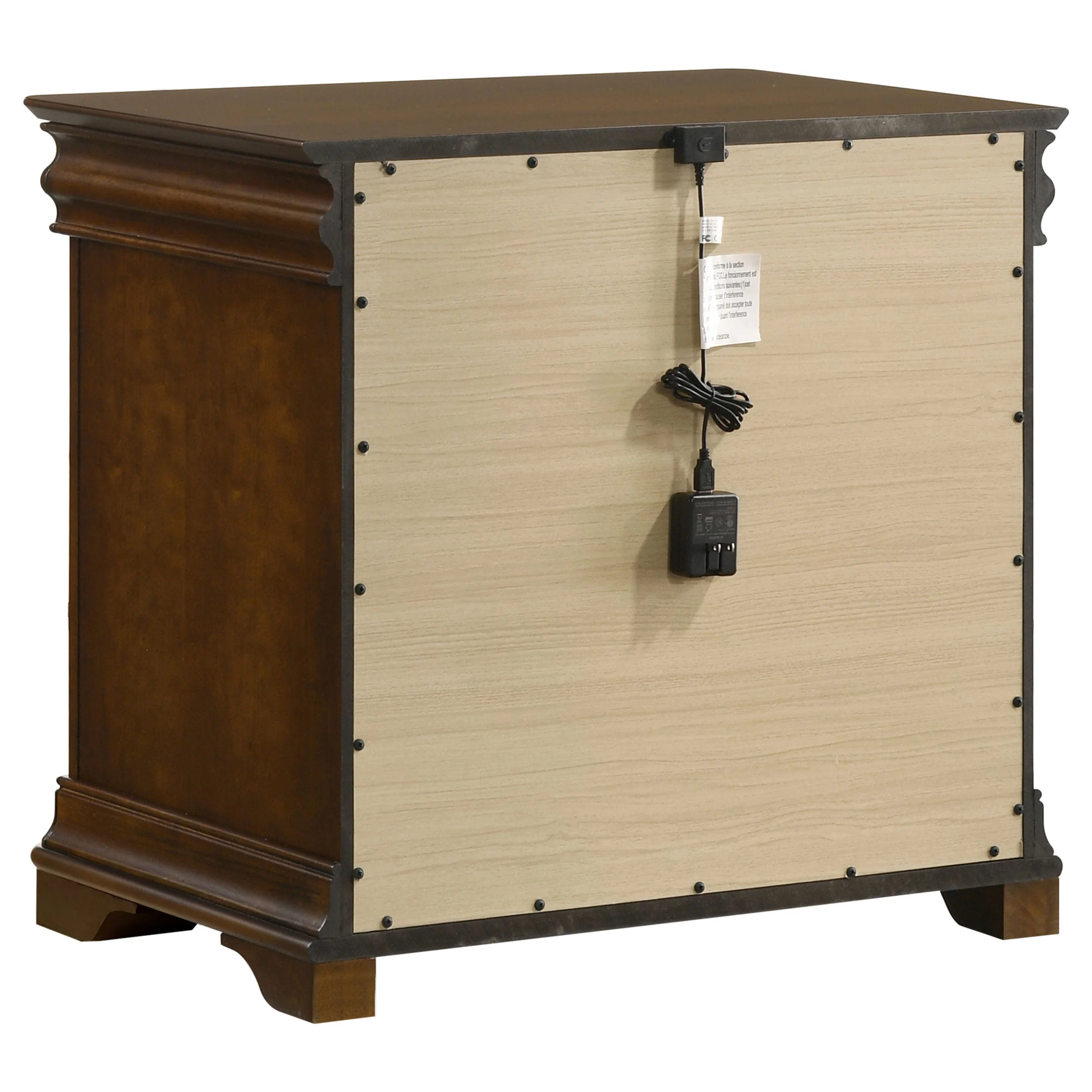 Garland Brown Cherry 4-piece Queen Bedroom Set - Image 6