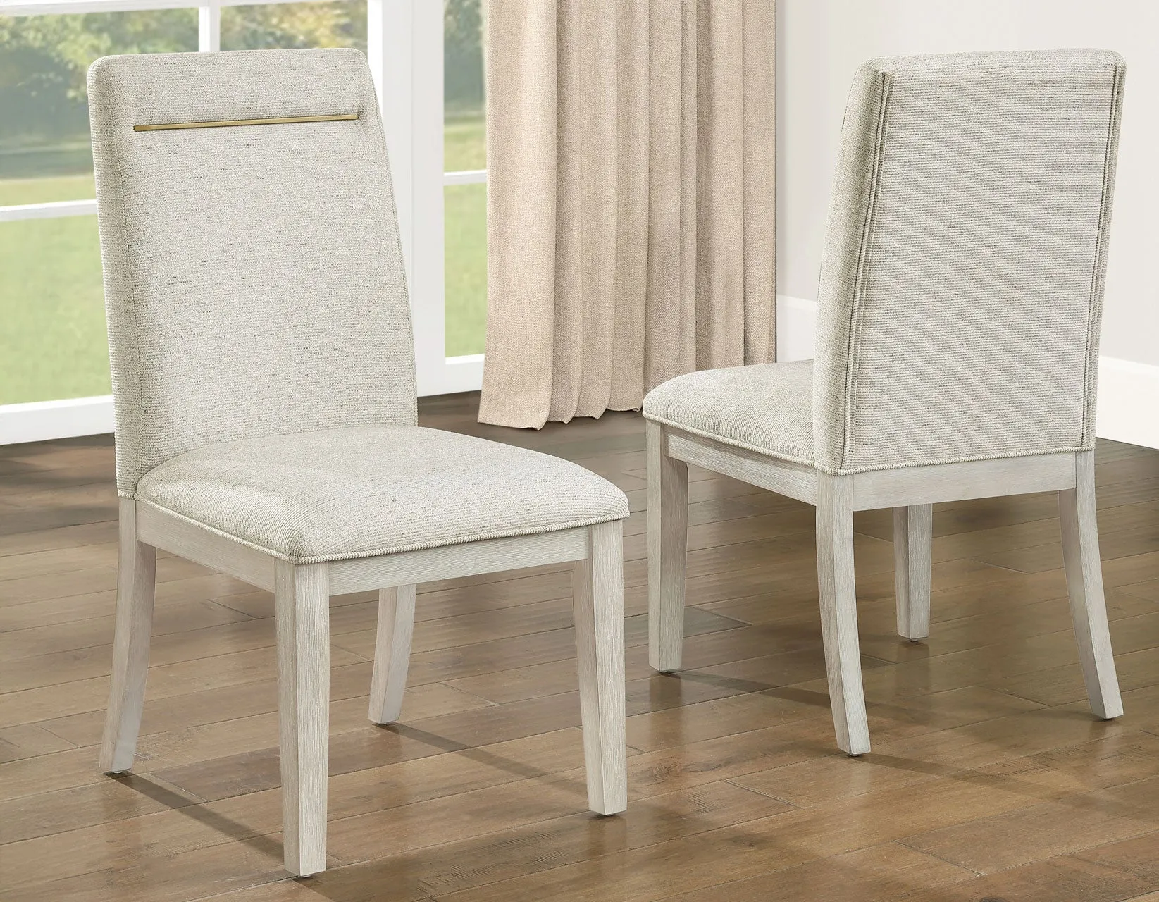 Garland Distressed Greige Dining Room Set - Image 3