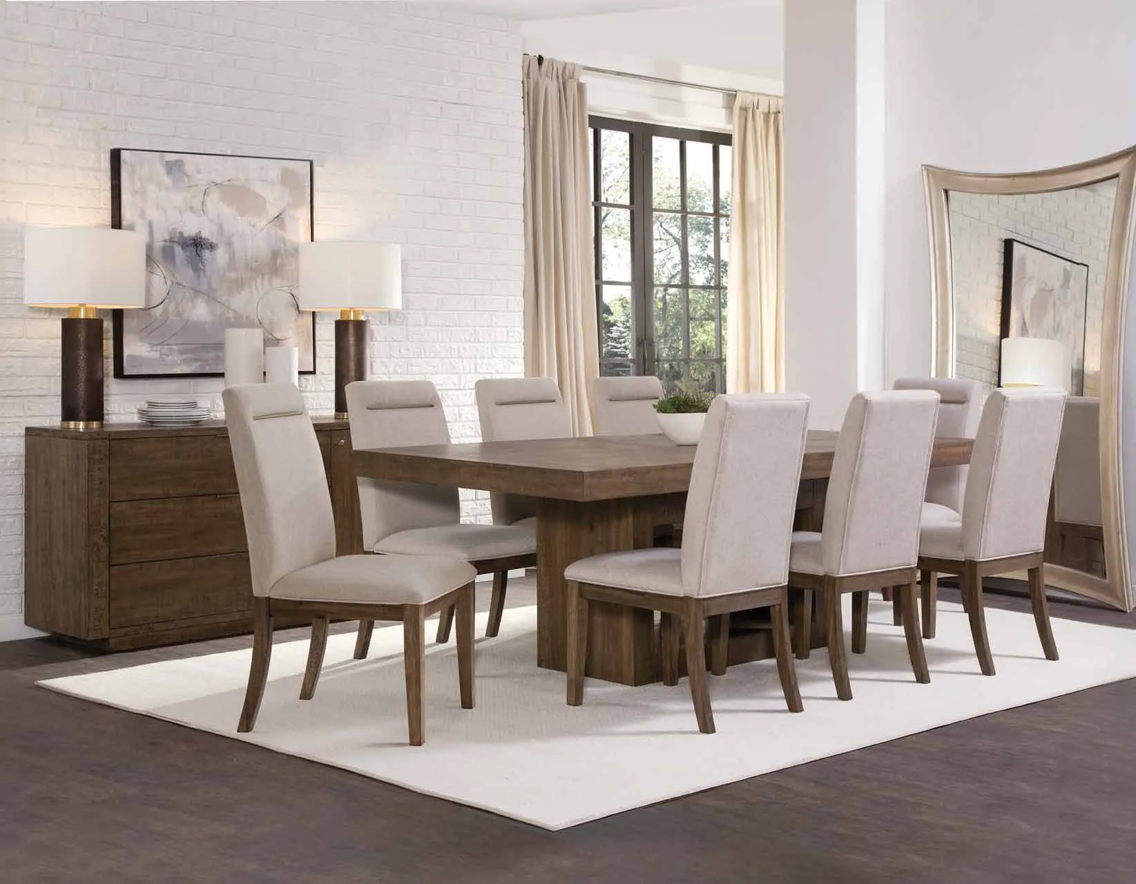 Garland Distressed Toffee Dining Room Set - Image 4