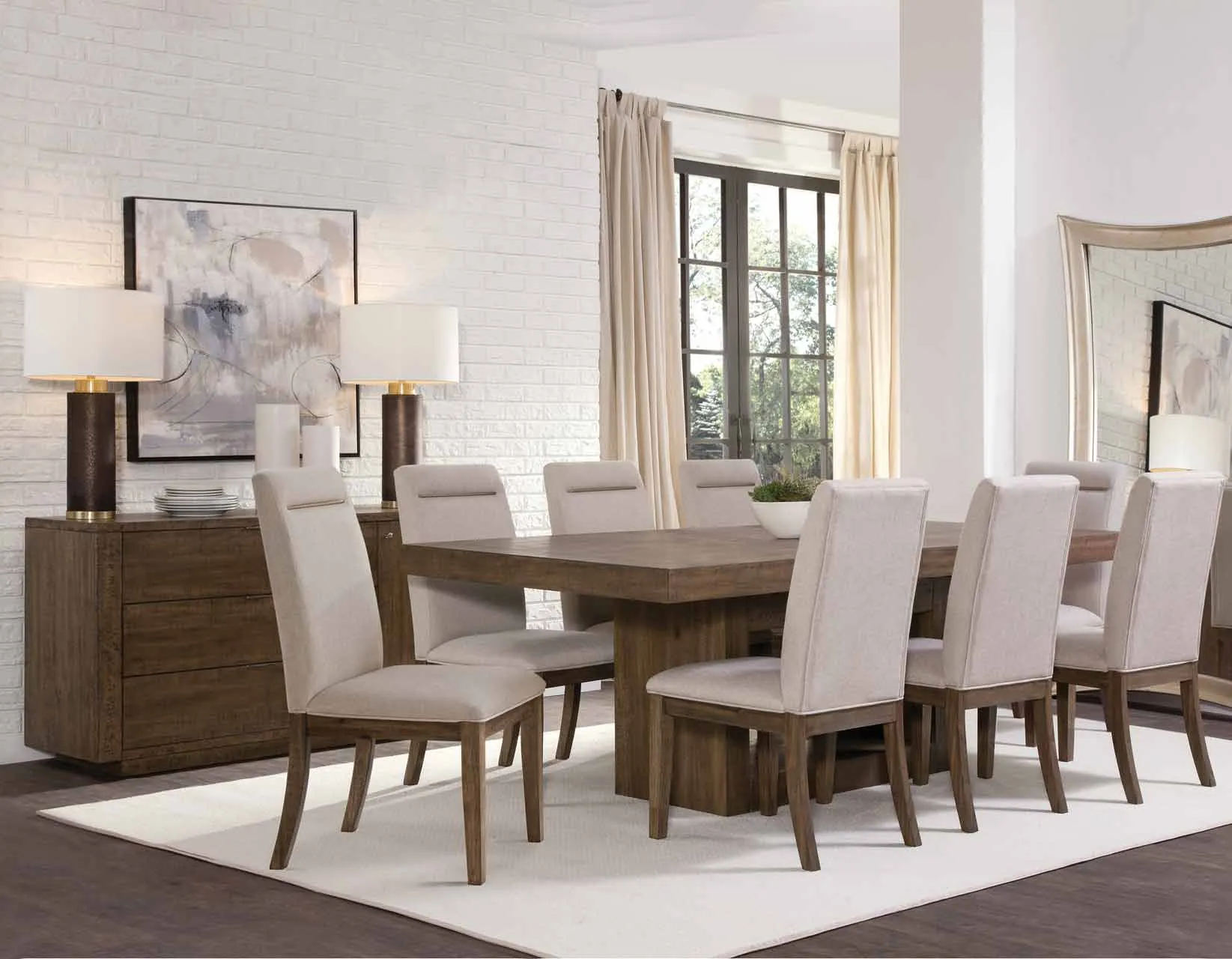 Garland Distressed Toffee Dining Room Set - Image 6