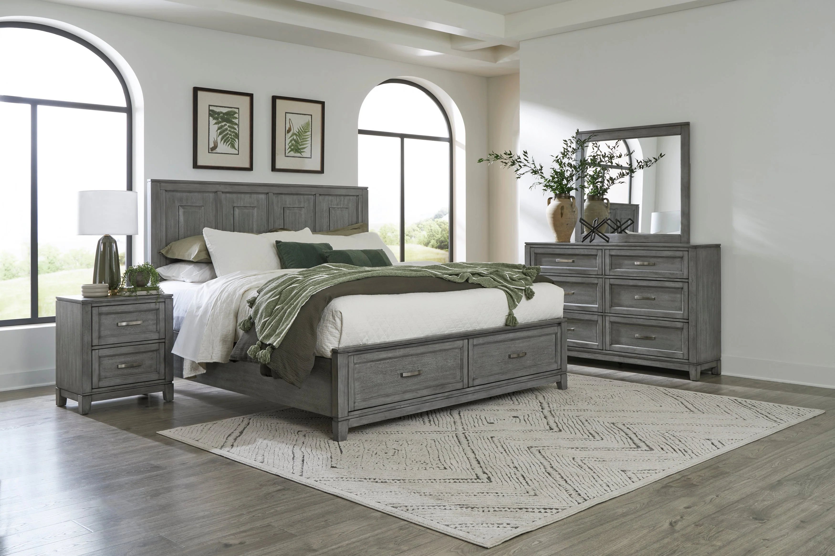 Garretson Gray Dresser - Image 4