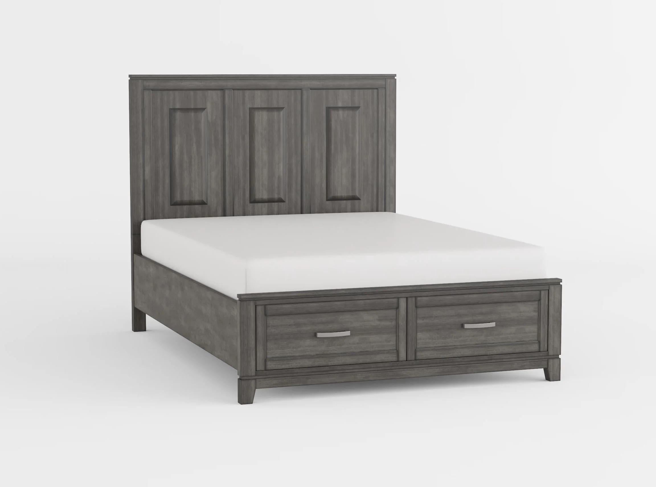 Garretson Gray Full Storage Platform Bed