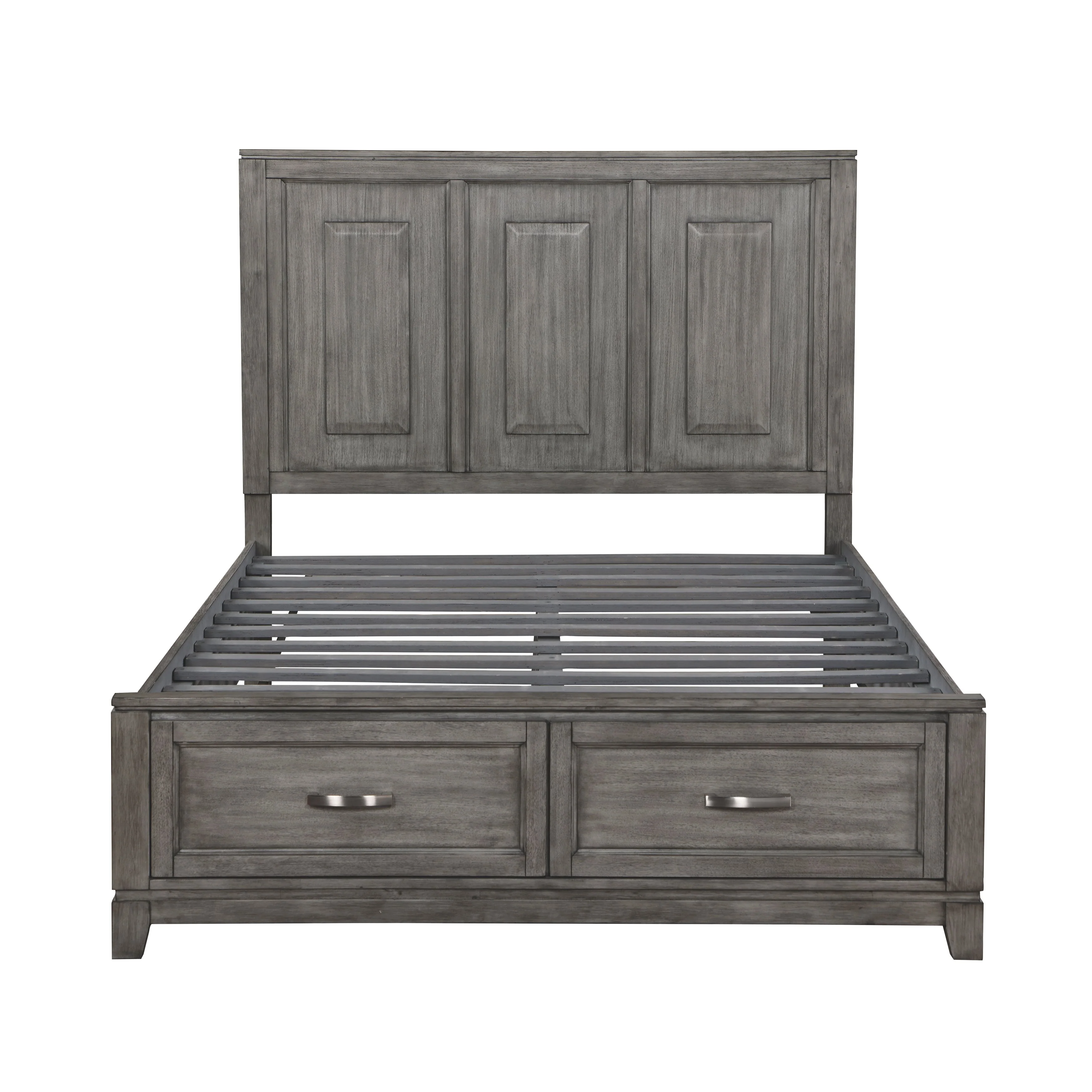 Garretson Gray King Storage Platform Bed - Image 3