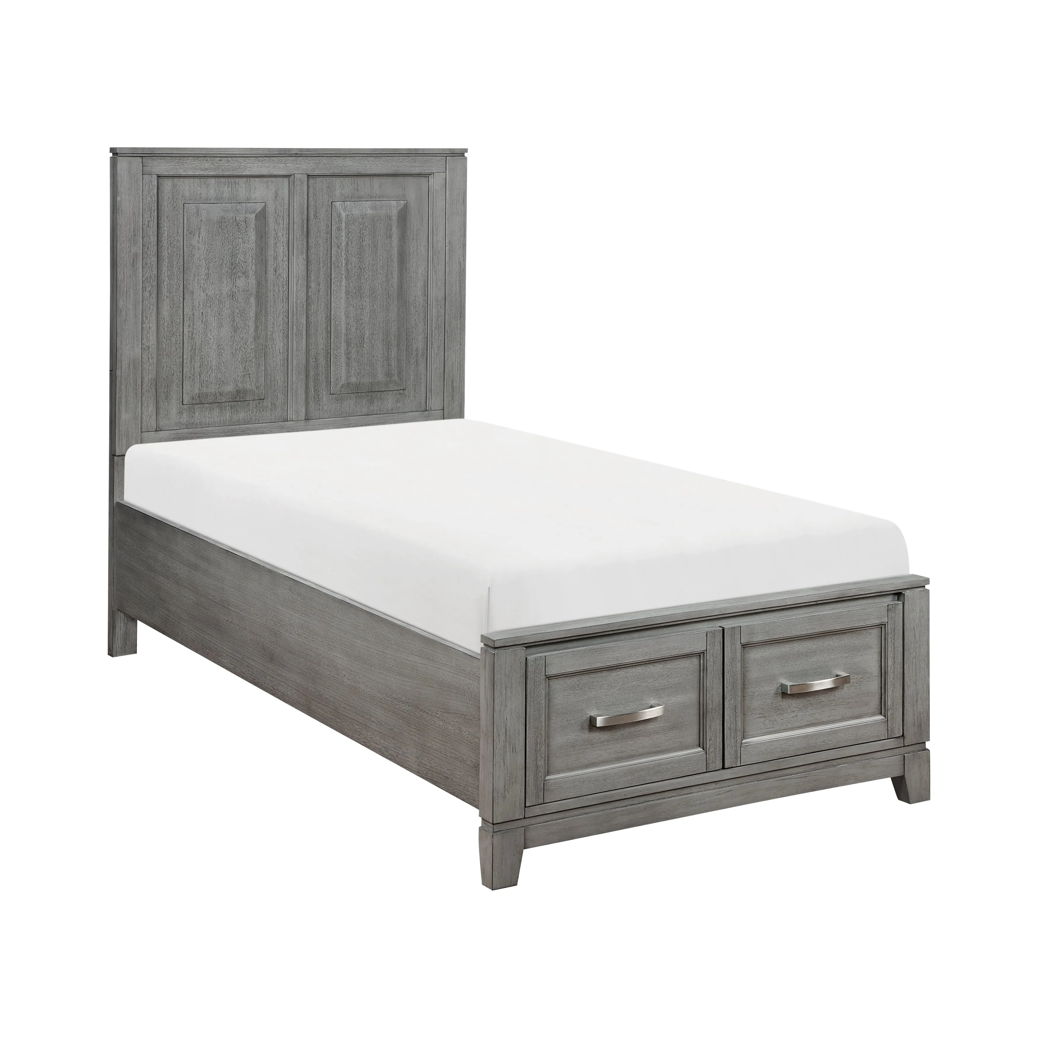 Garretson Gray Twin Storage Platform Bed - Image 3