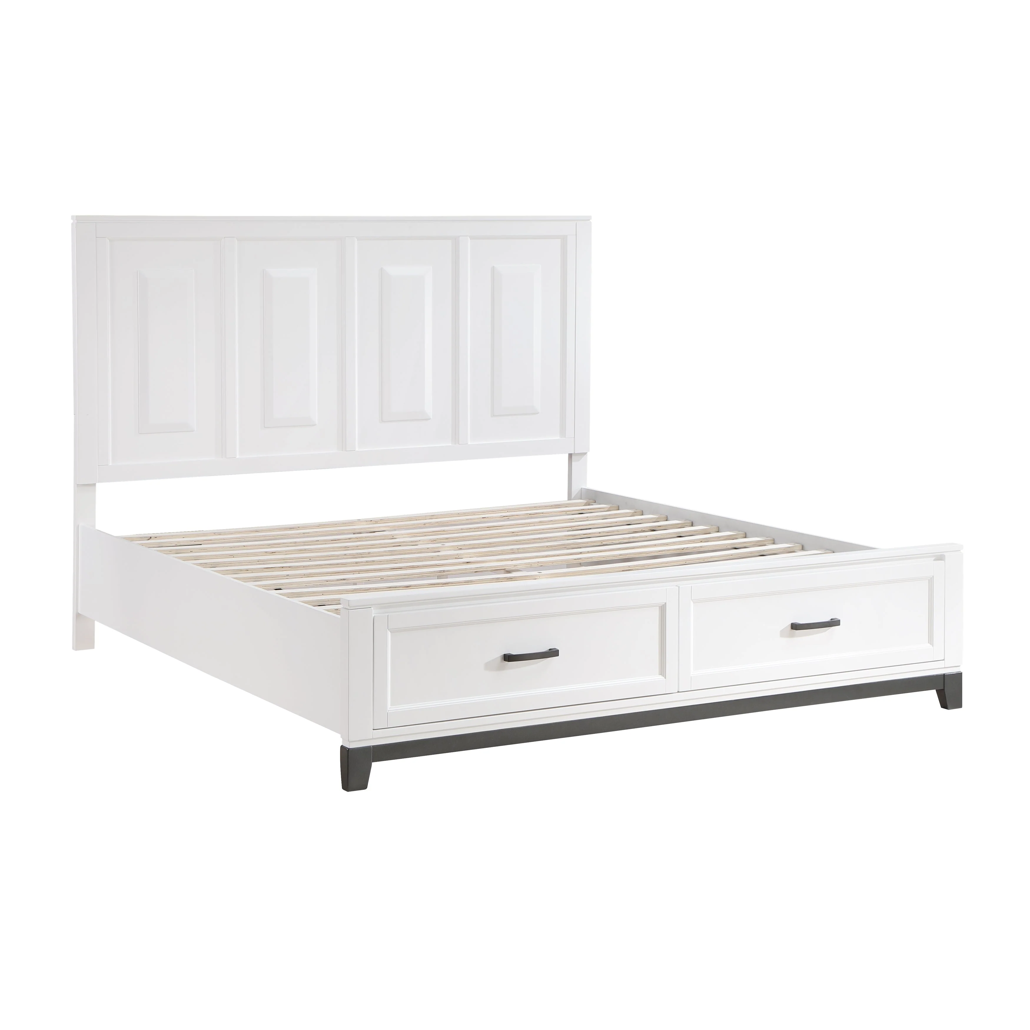 Garretson White King Storage Platform Bed - Image 3