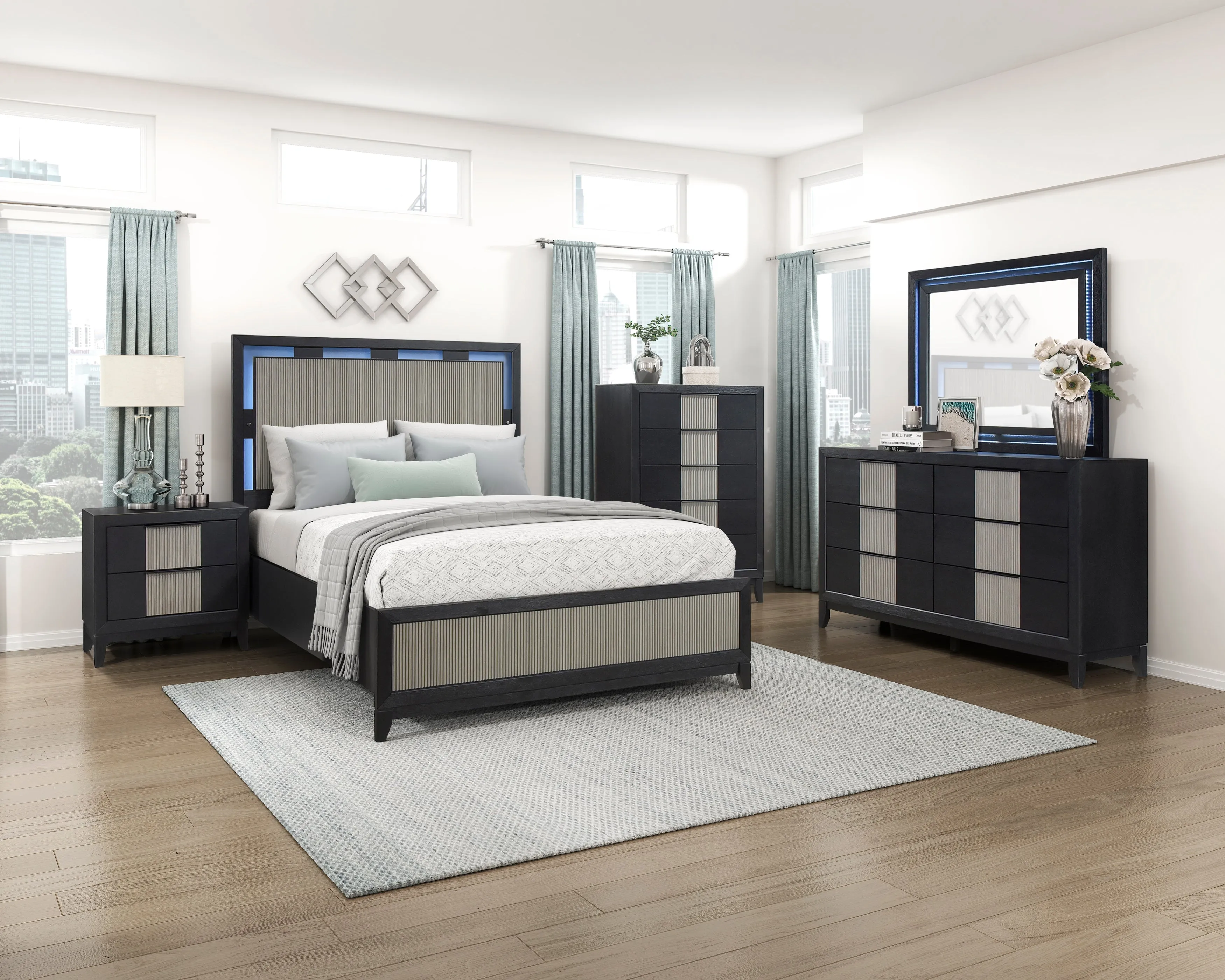 Garrison Charcoal & Gray Dresser - Image 6