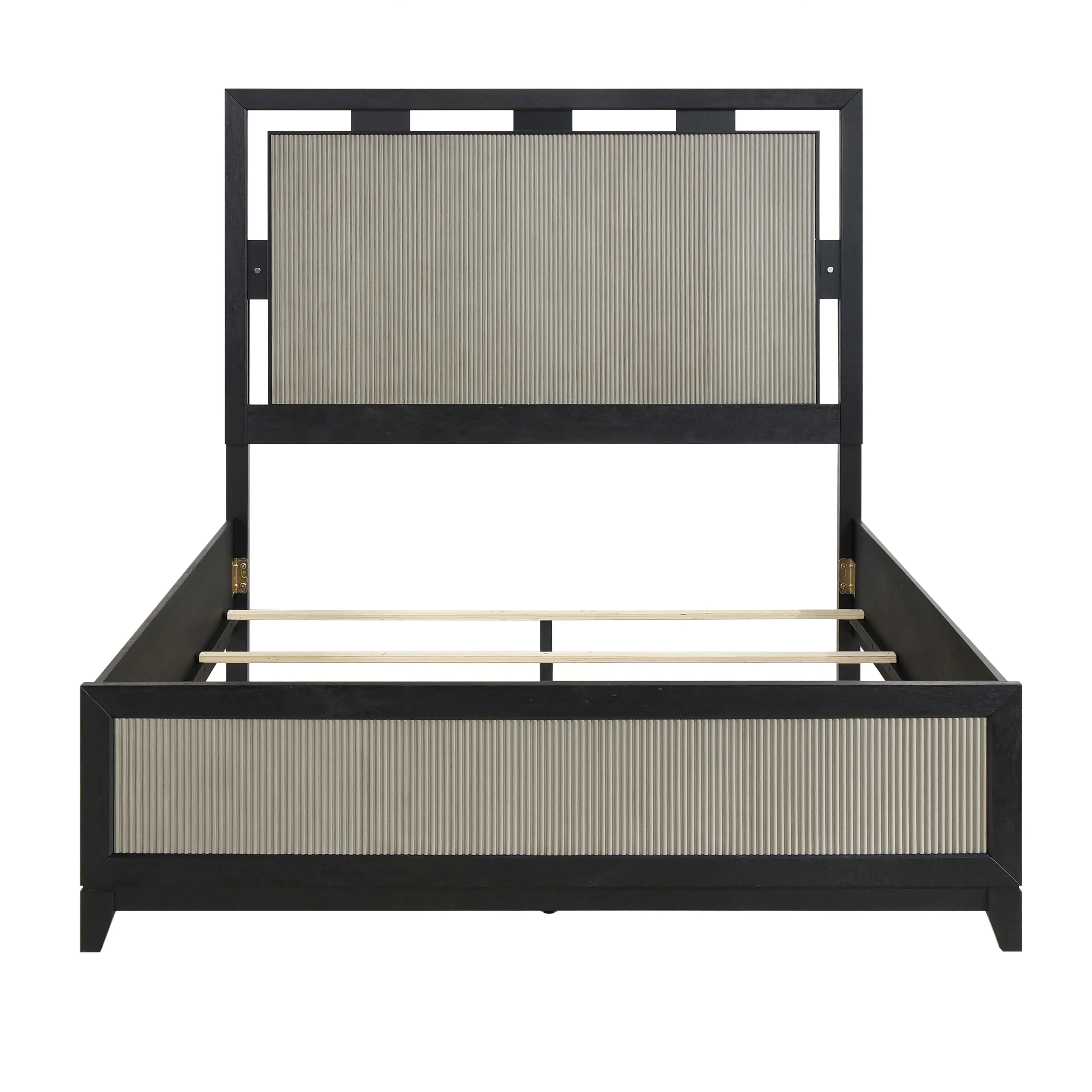 Garrison Charcoal/Gray LED Panel Bedroom Set - Image 7