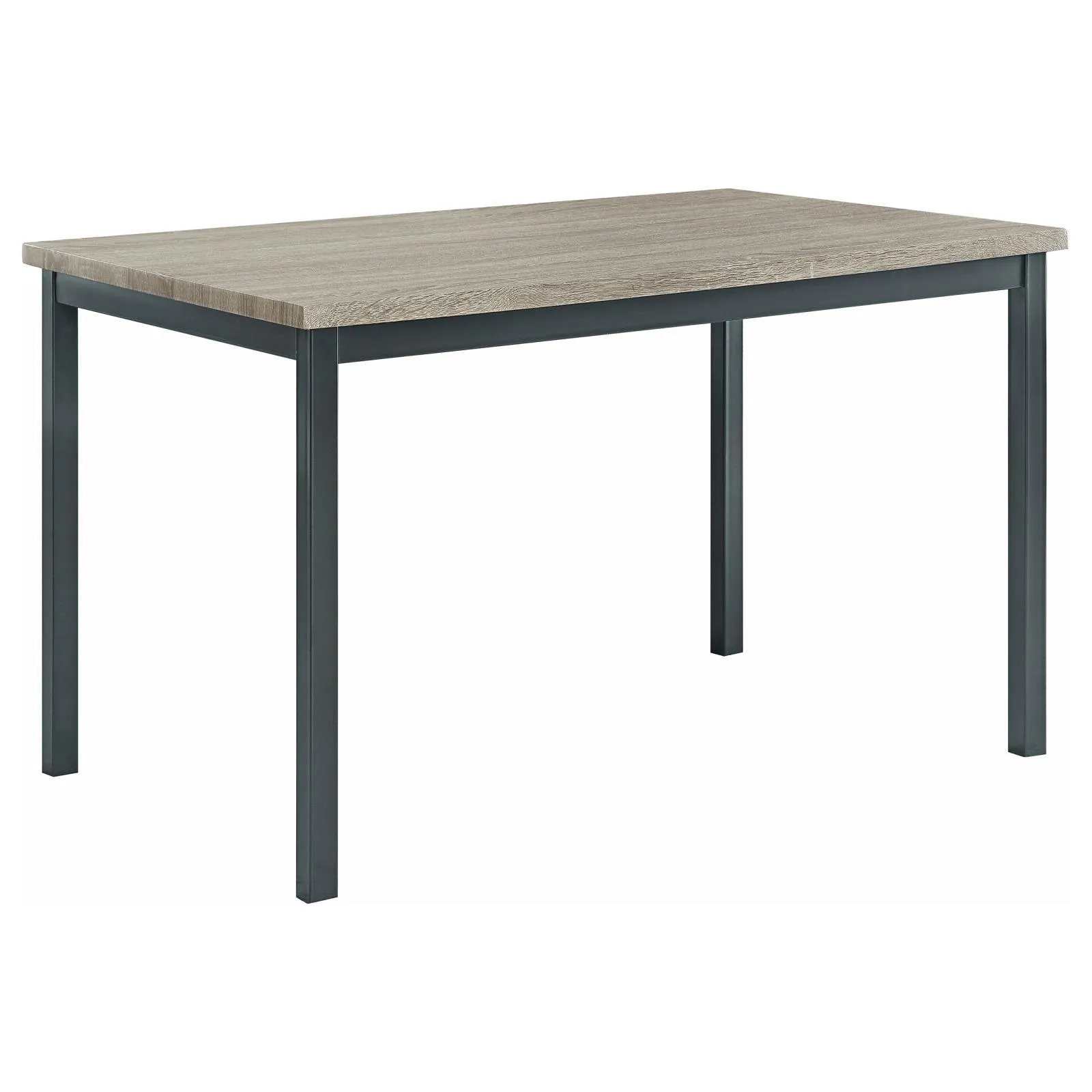 Garza Weathered Gray and Black 5-Piece Dining Set - Image 2