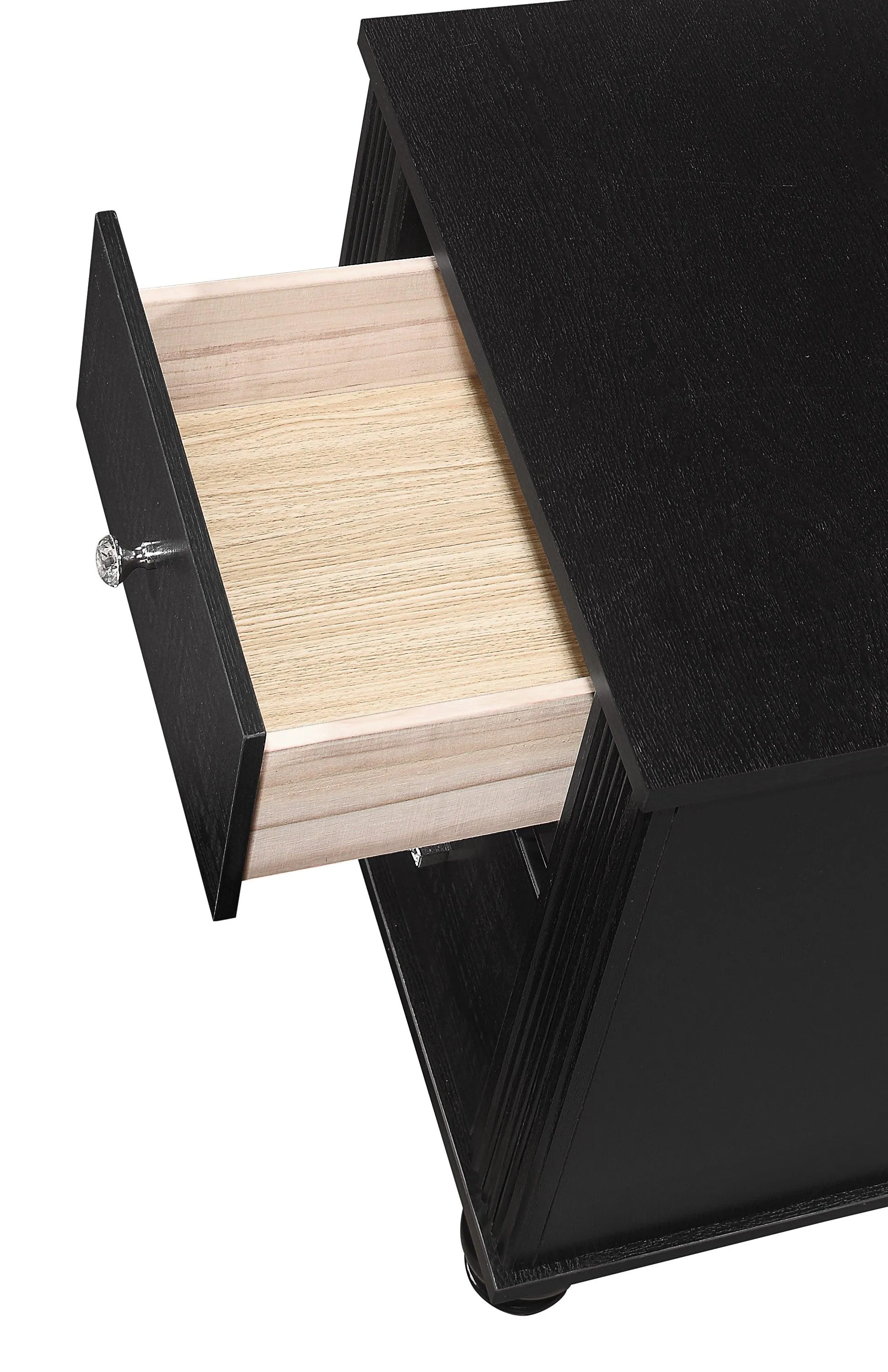 Gaston Black Nightstand - Image 3