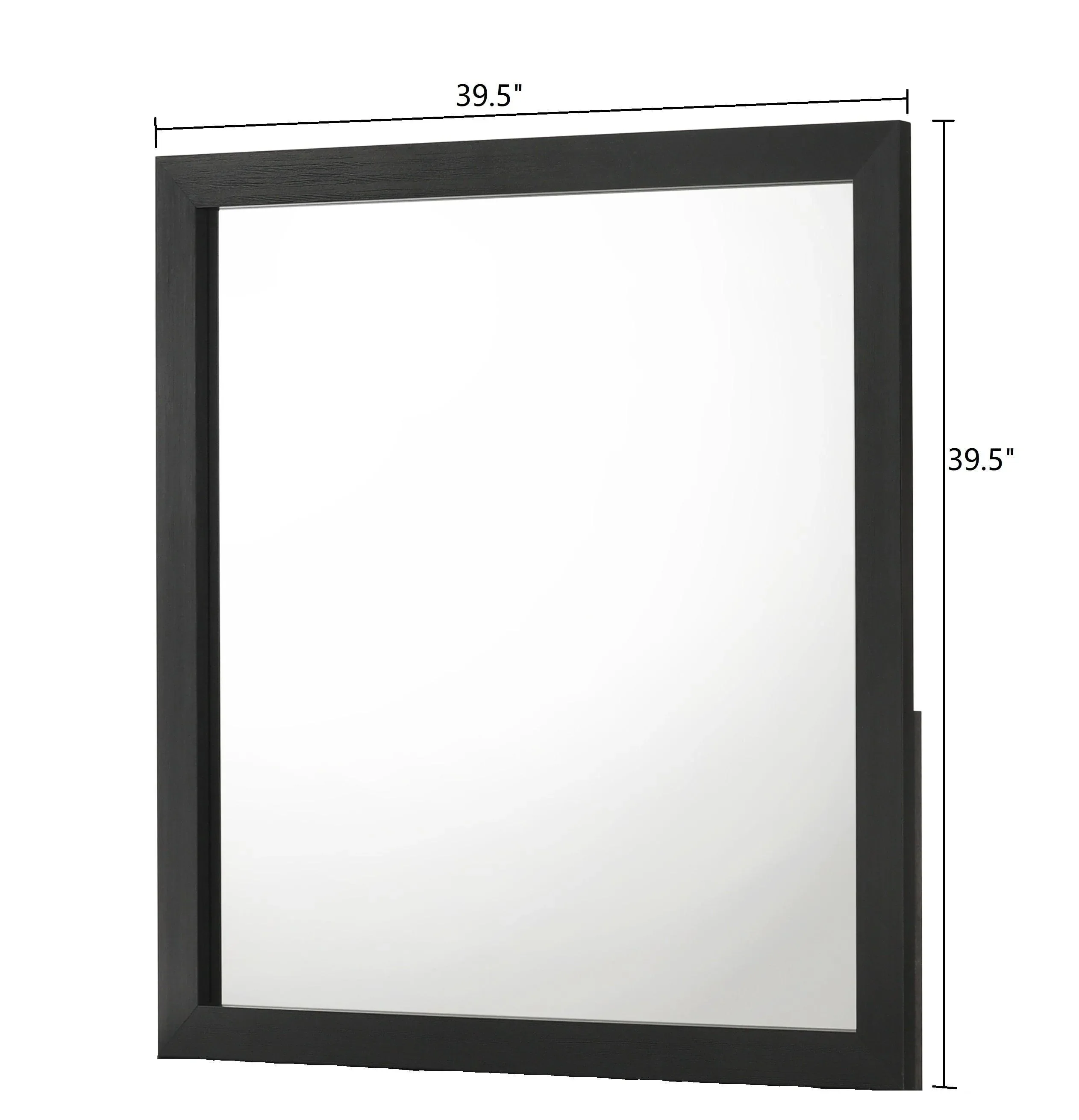 Gennro Black Dresser Mirror - Image 2