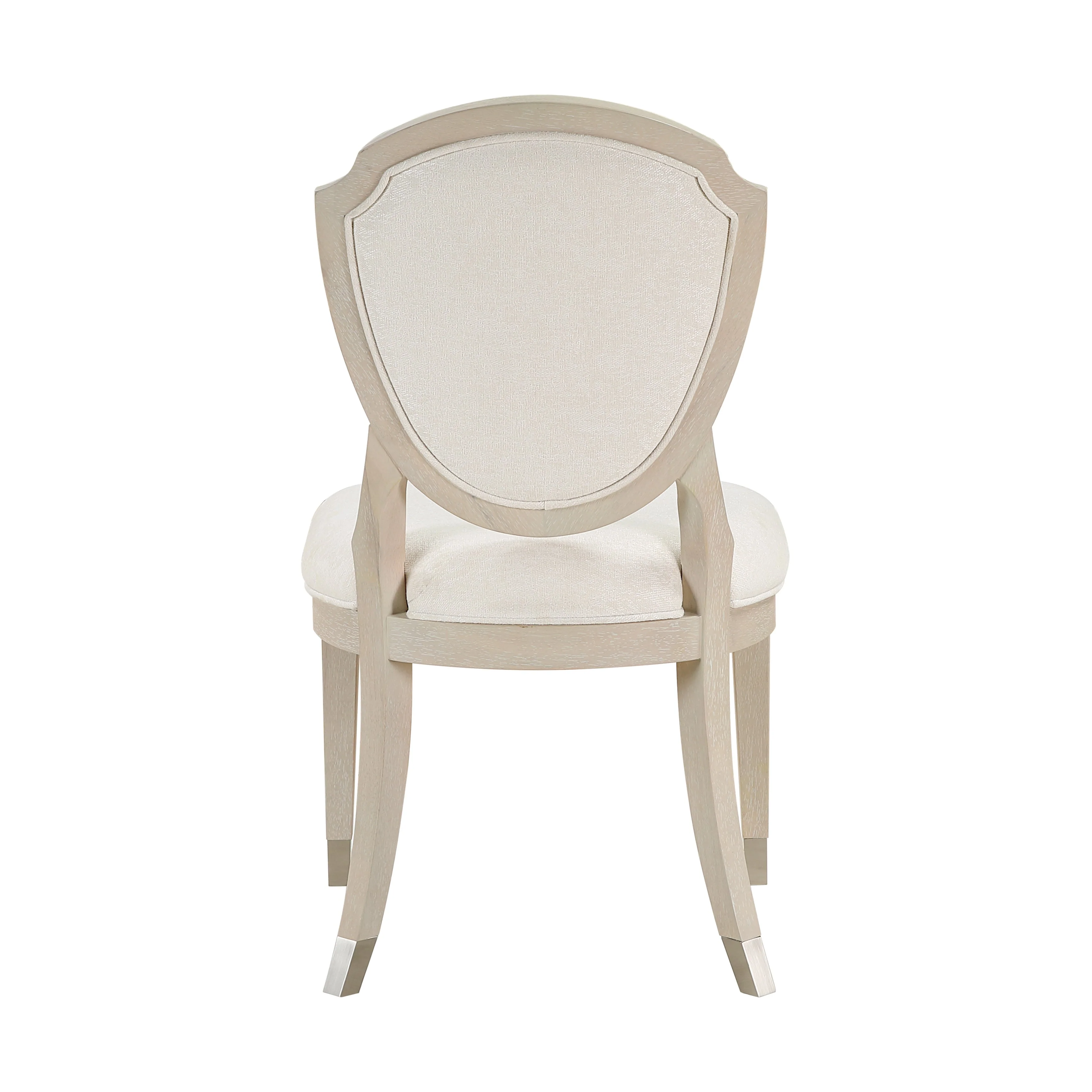 Genoa Light Oak/Ivory Dining Side Chair, Set of 2 - Image 4