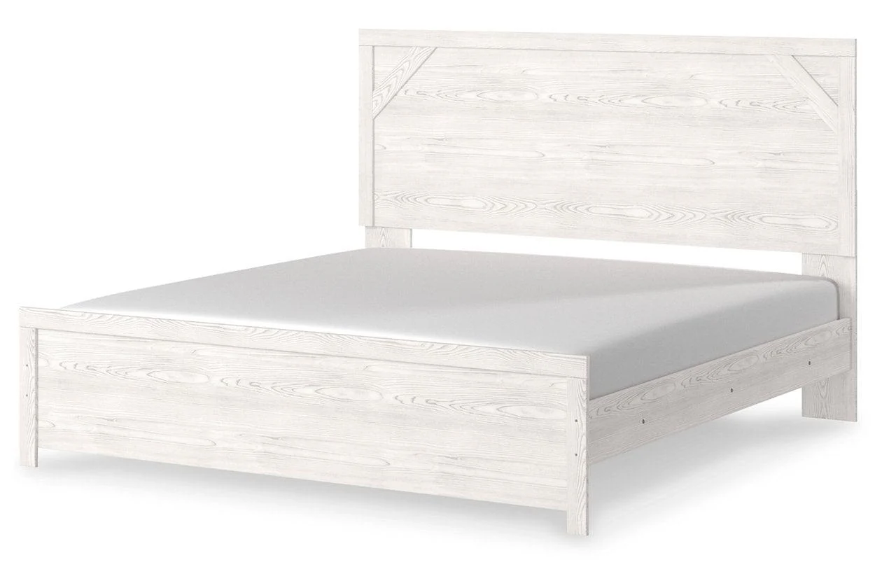 Gerridan White/Gray King Panel Bed - Image 2