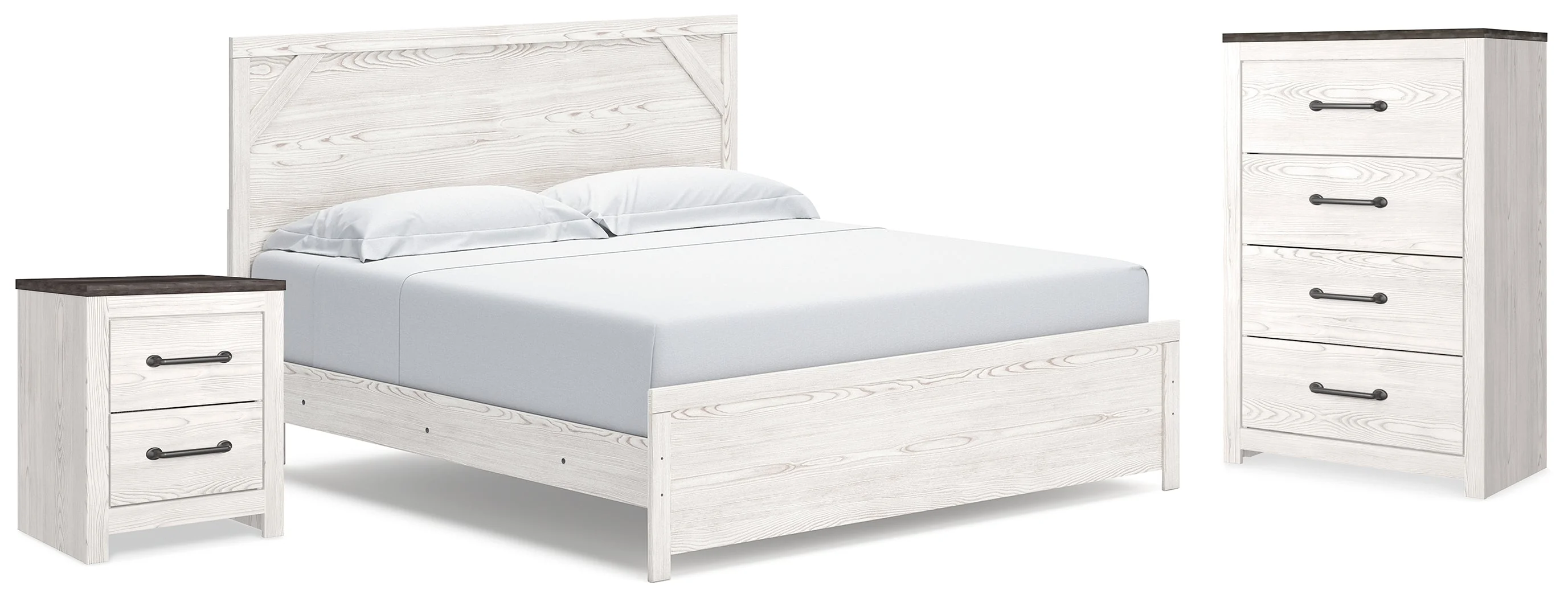 Gerridan White/Gray Panel Bedroom Set - Image 31