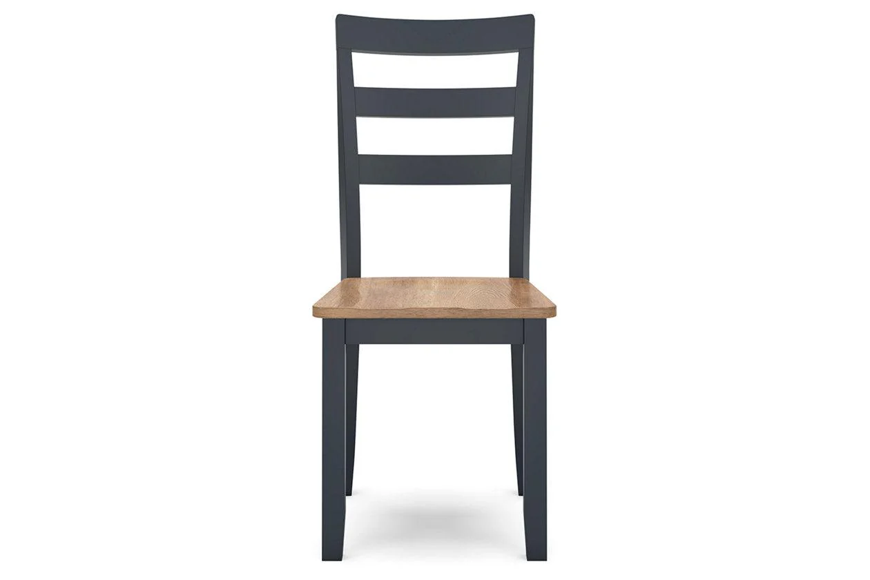 Gesthaven Natural/Blue Dining Table and 2 Chairs - Image 7