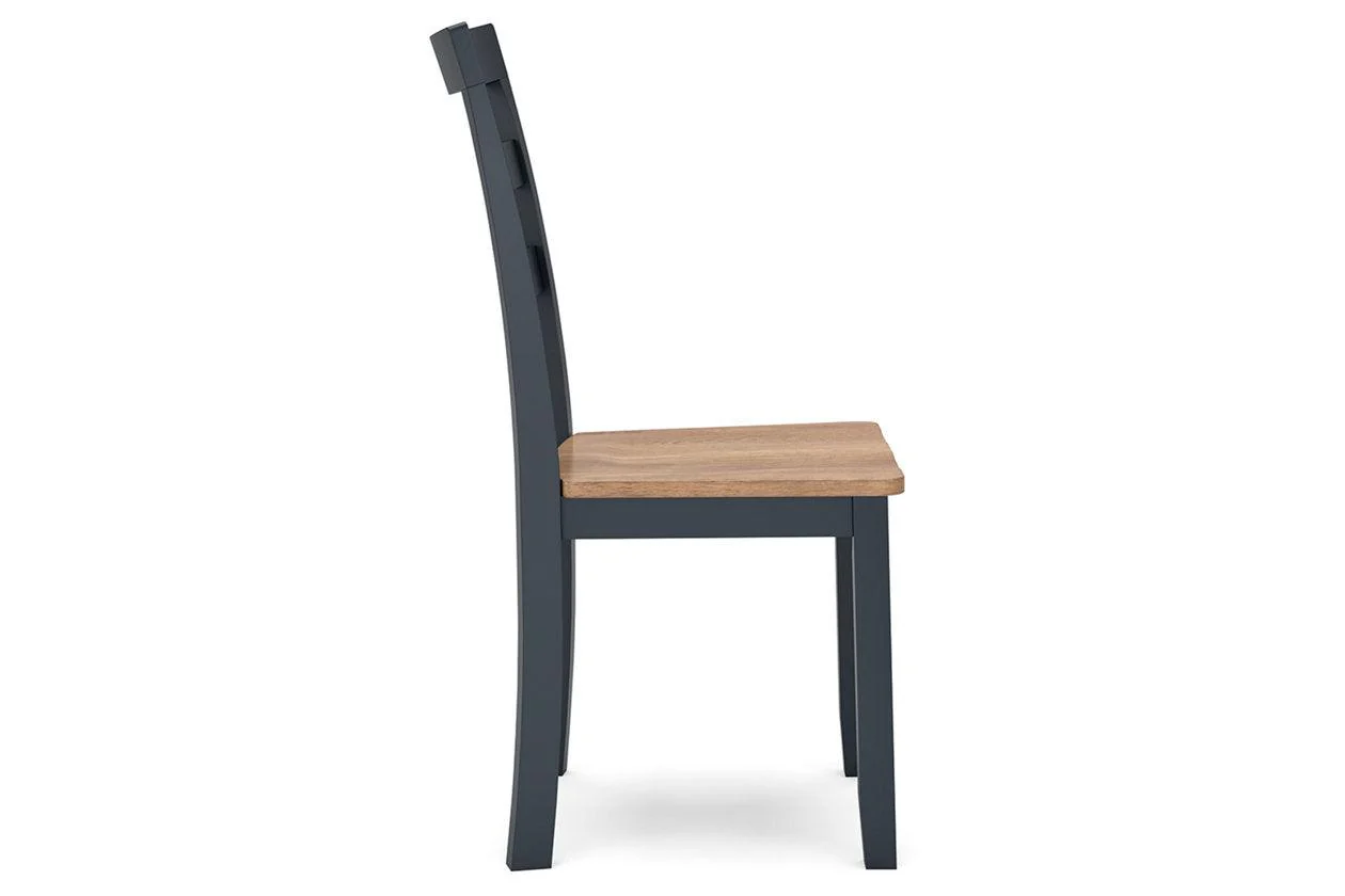Gesthaven Natural/Blue Dining Table and 2 Chairs - Image 9