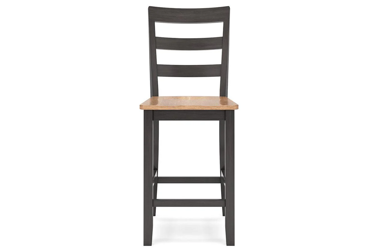 Gesthaven Natural/Brown Counter Height Dining Table and 2 Barstools - Image 3