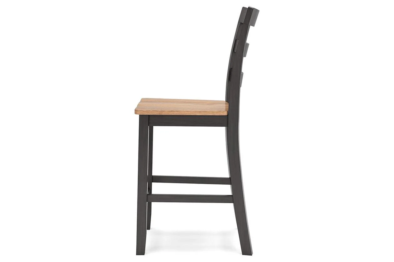 Gesthaven Natural/Brown Counter Height Dining Table and 2 Barstools - Image 4