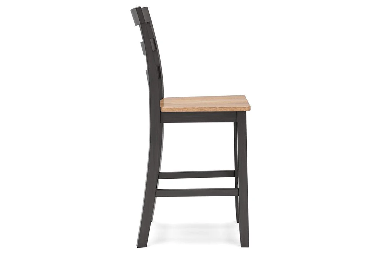 Gesthaven Natural/Brown Counter Height Dining Table and 2 Barstools - Image 6