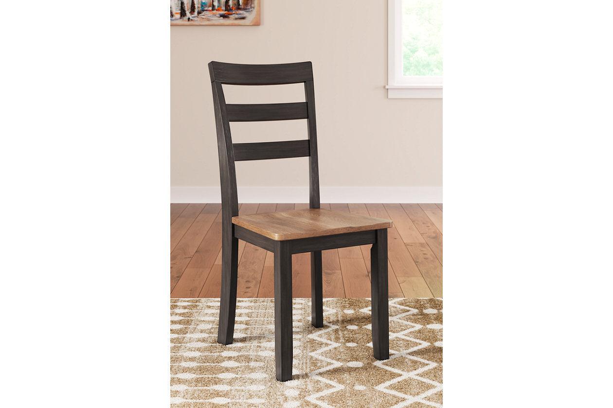 Gesthaven Natural/Brown Dining Table and 2 Chairs - Image 10