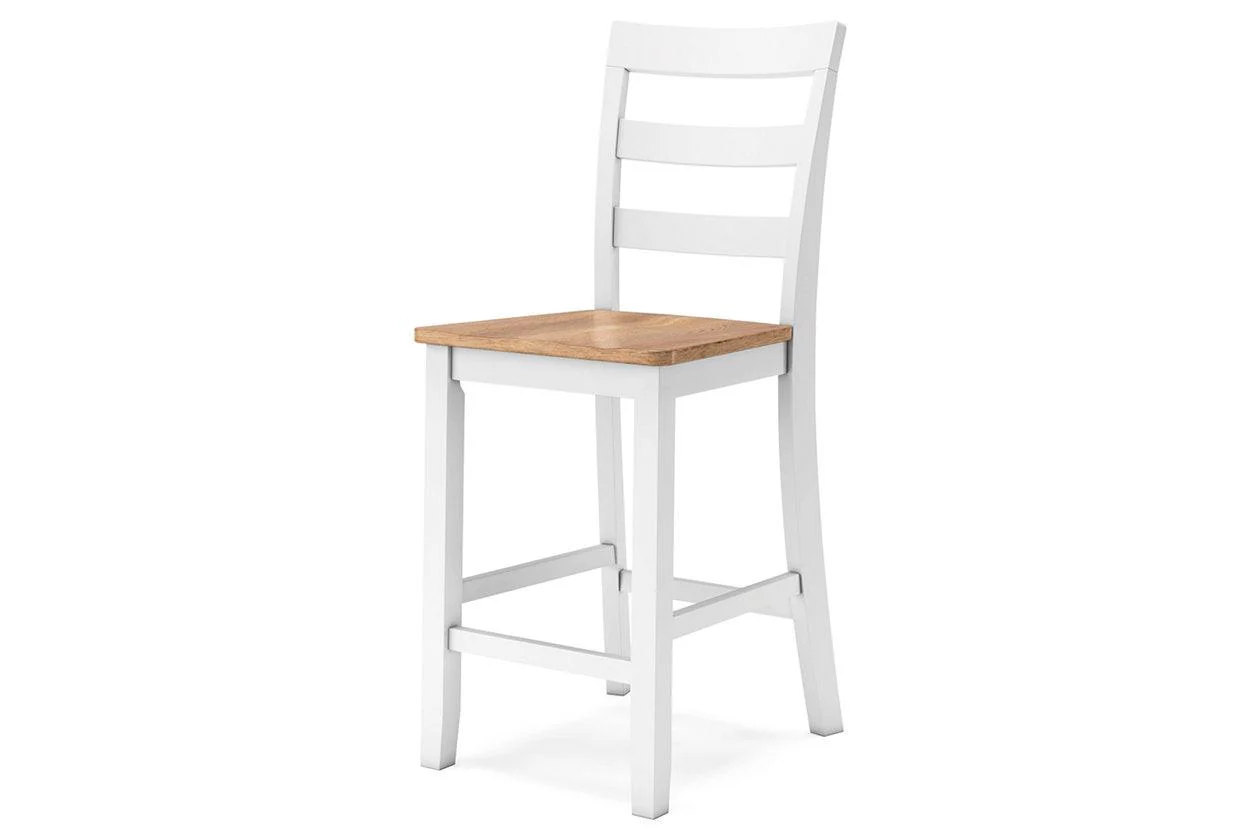 Gesthaven Natural/White Counter Height Dining Table and 2 Barstools - Image 8