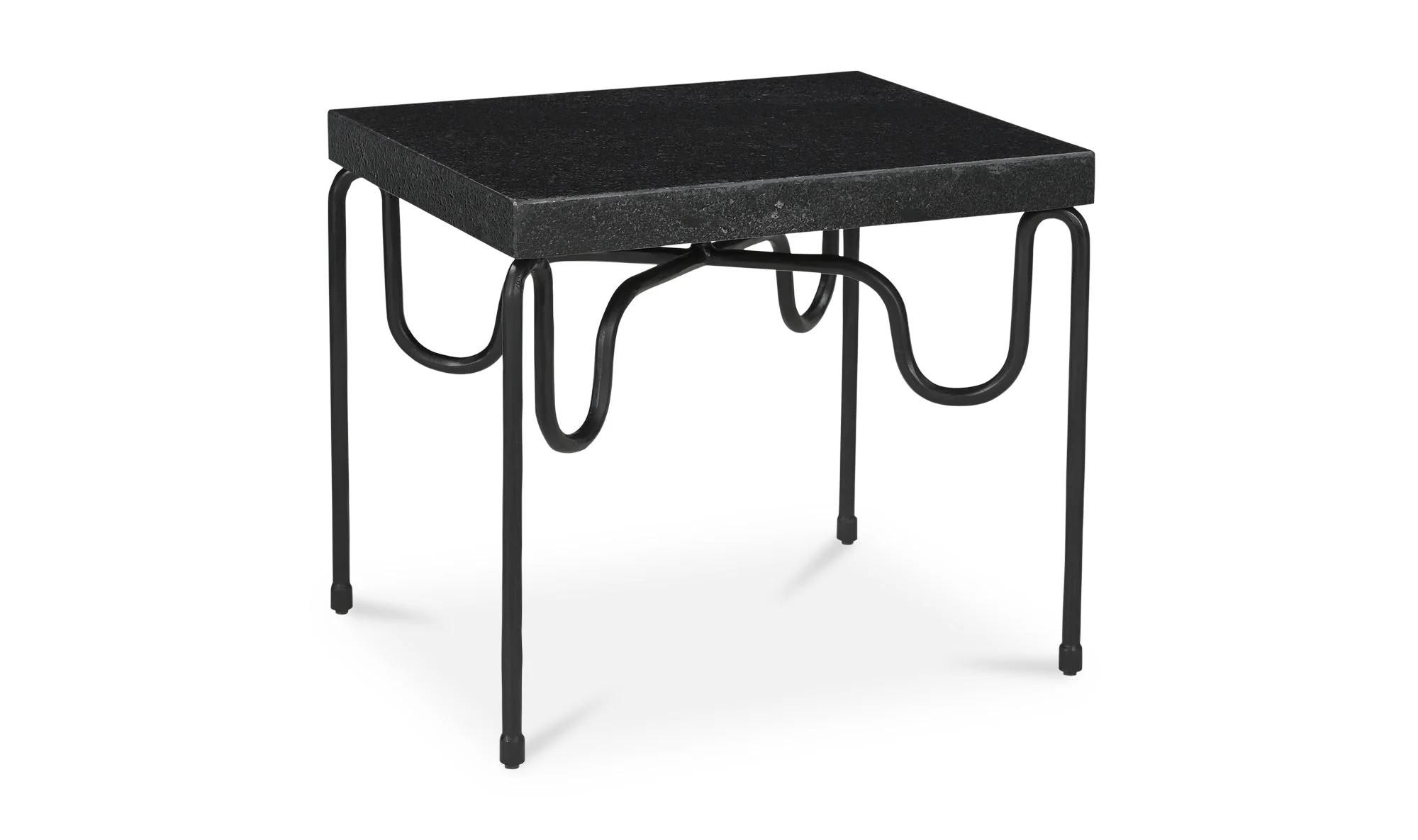 Getty Side Table Black Granite - Image 2