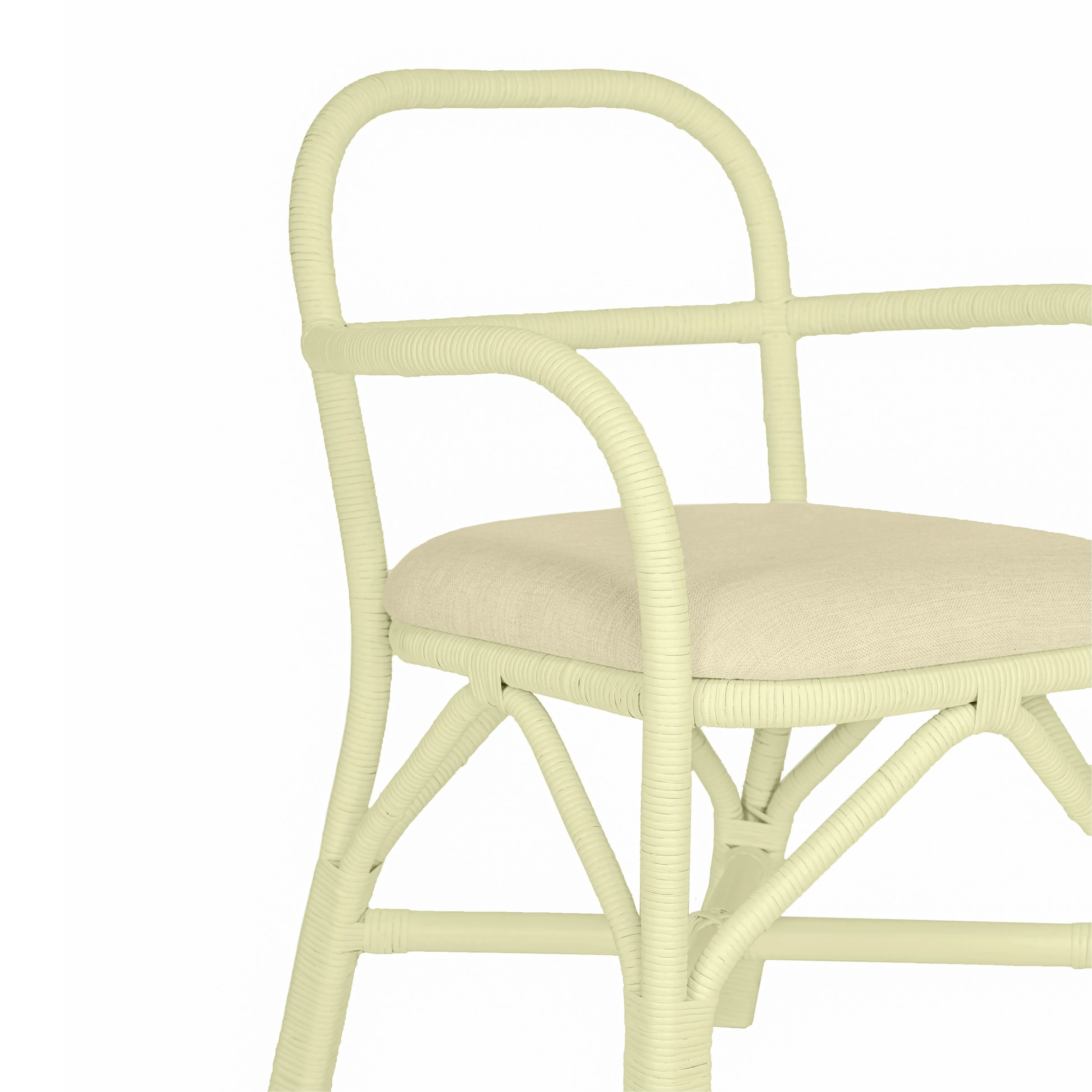 Ginny Rattan Dining Chair - Image 20