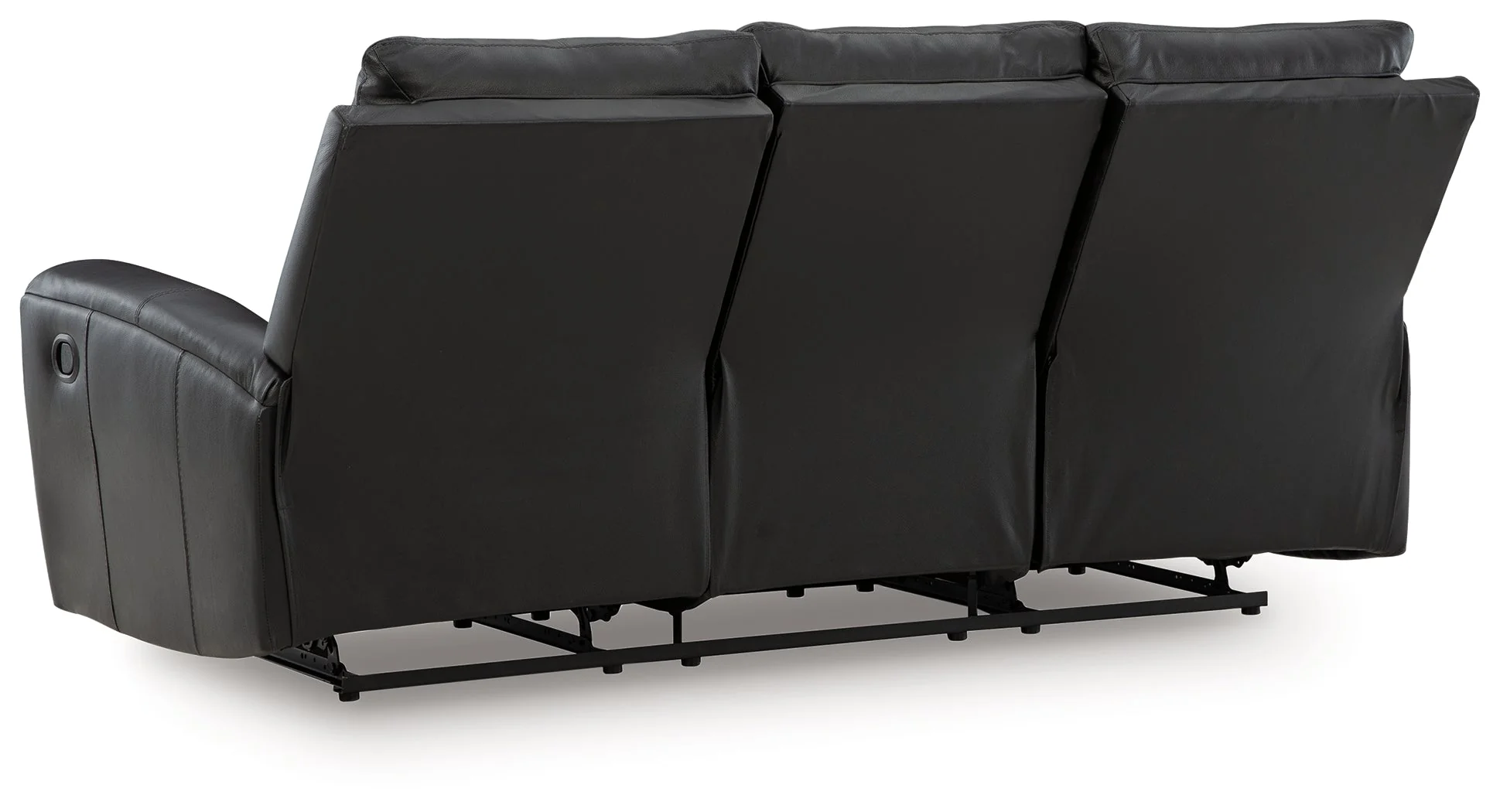Glossmore Black Reclining Sofa - Image 5