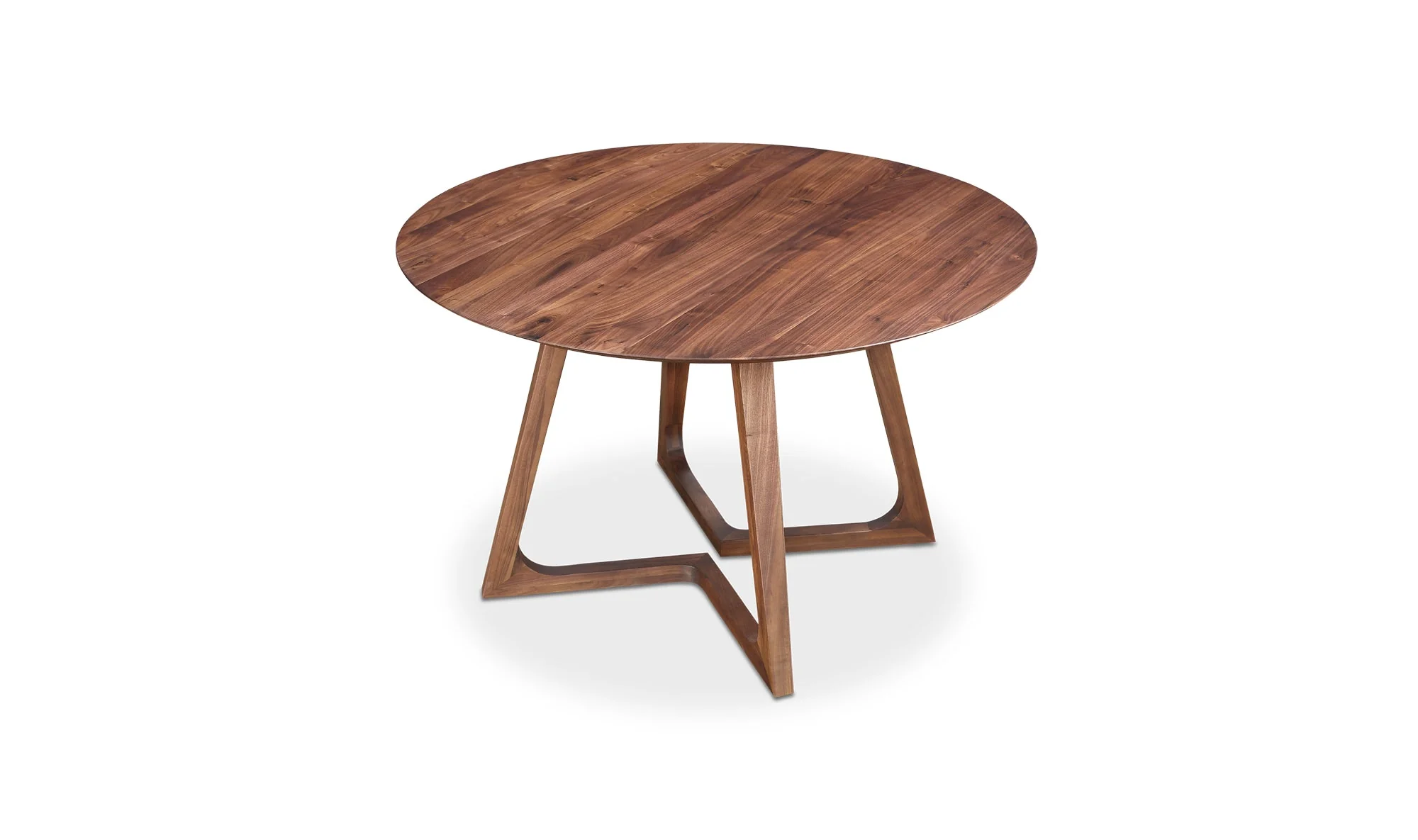 Godenza Dining Table Round - Walnut - IN STOCK - Image 2