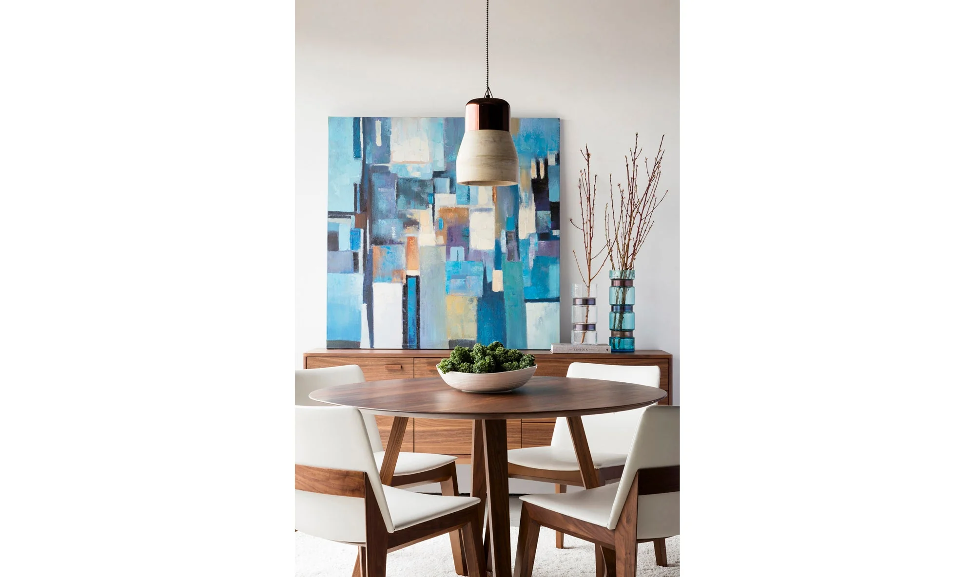 Godenza Dining Table Round - Walnut - IN STOCK - Image 5