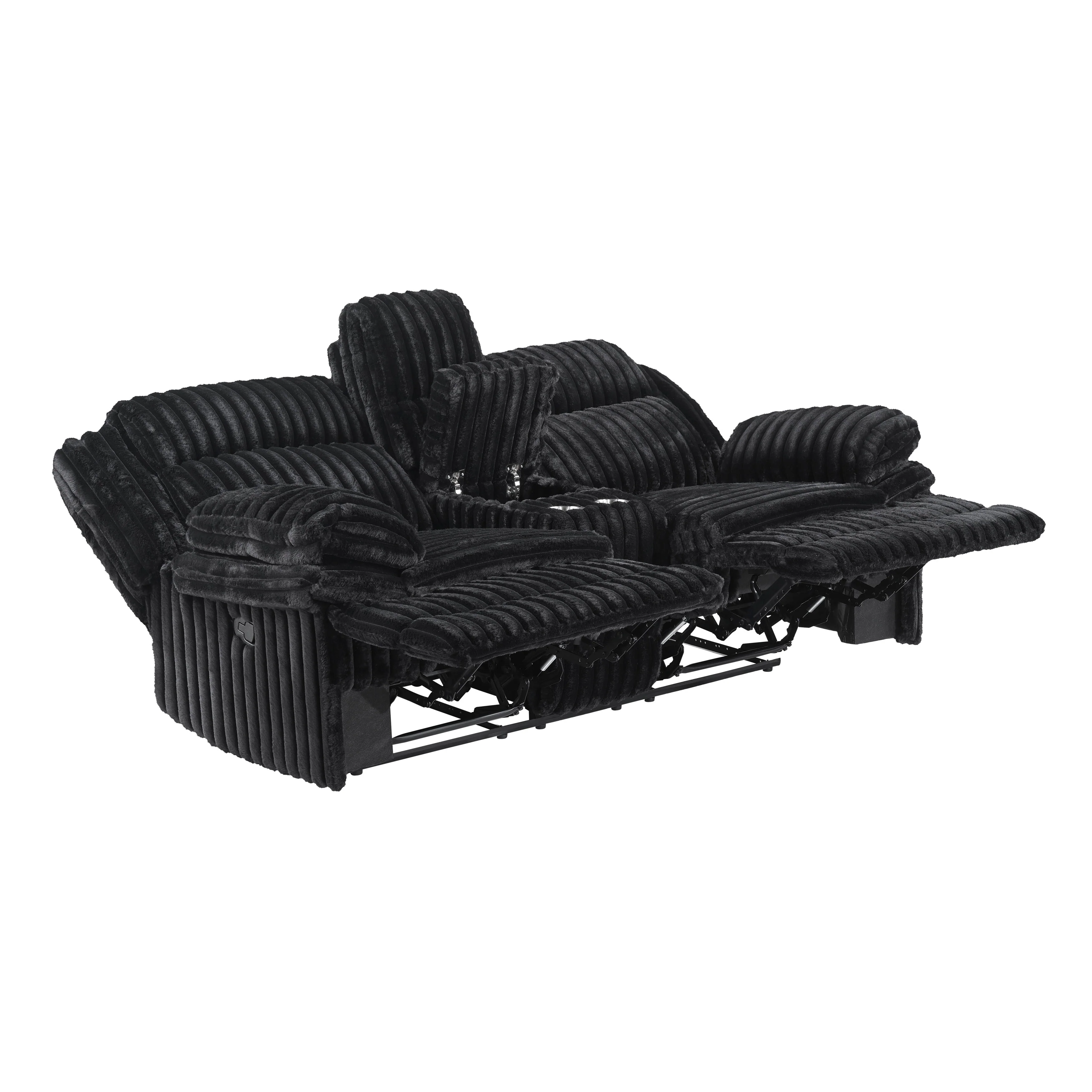 Goodland Black Double Reclining Living Room Set - Image 9