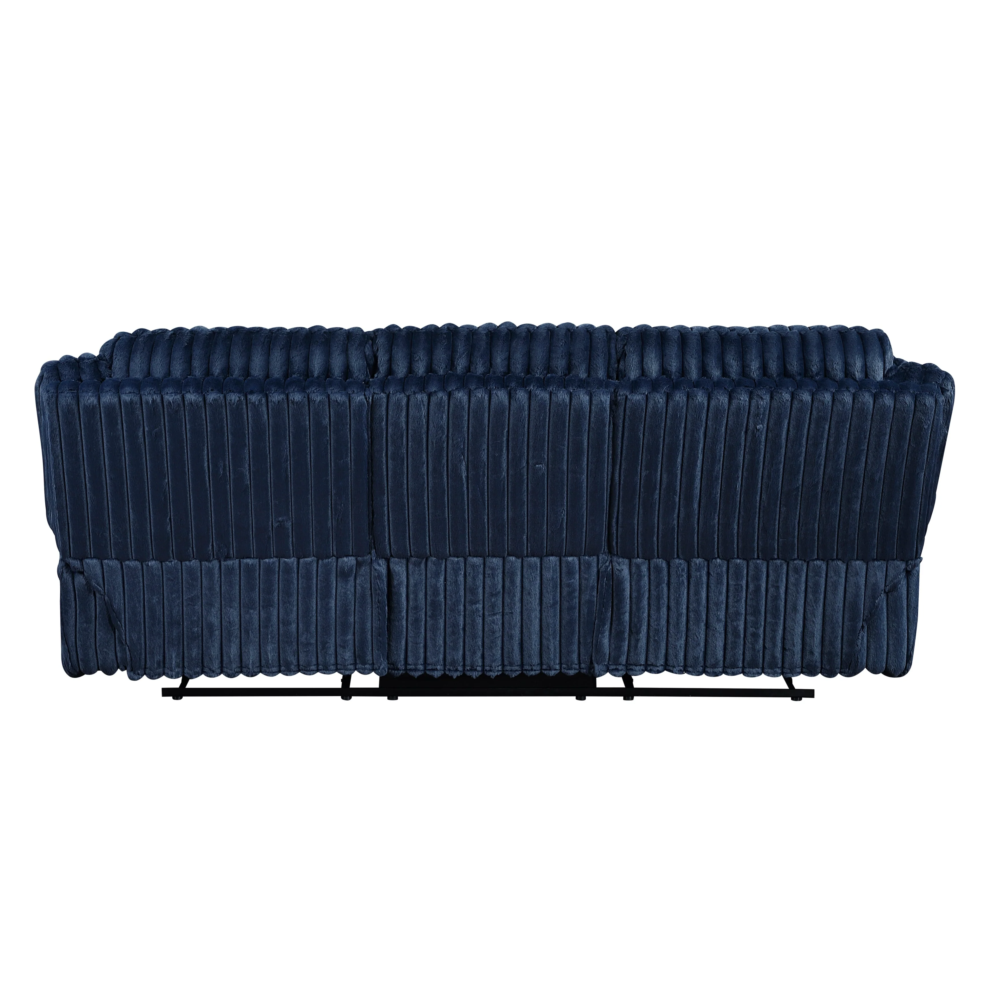 Goodland Blue Double Reclining Sofa - Image 3