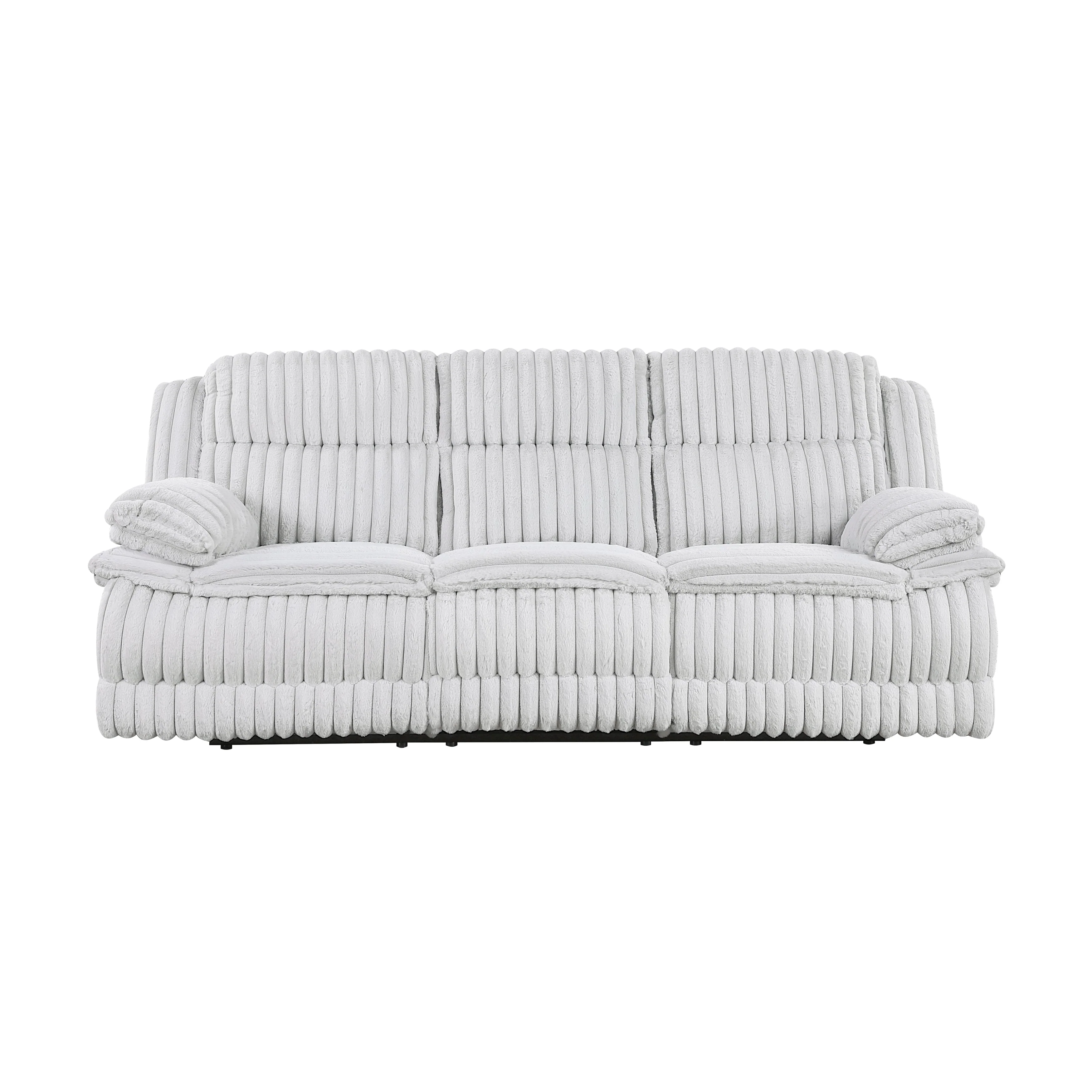 Goodland Gray Double Reclining Sofa - Image 9
