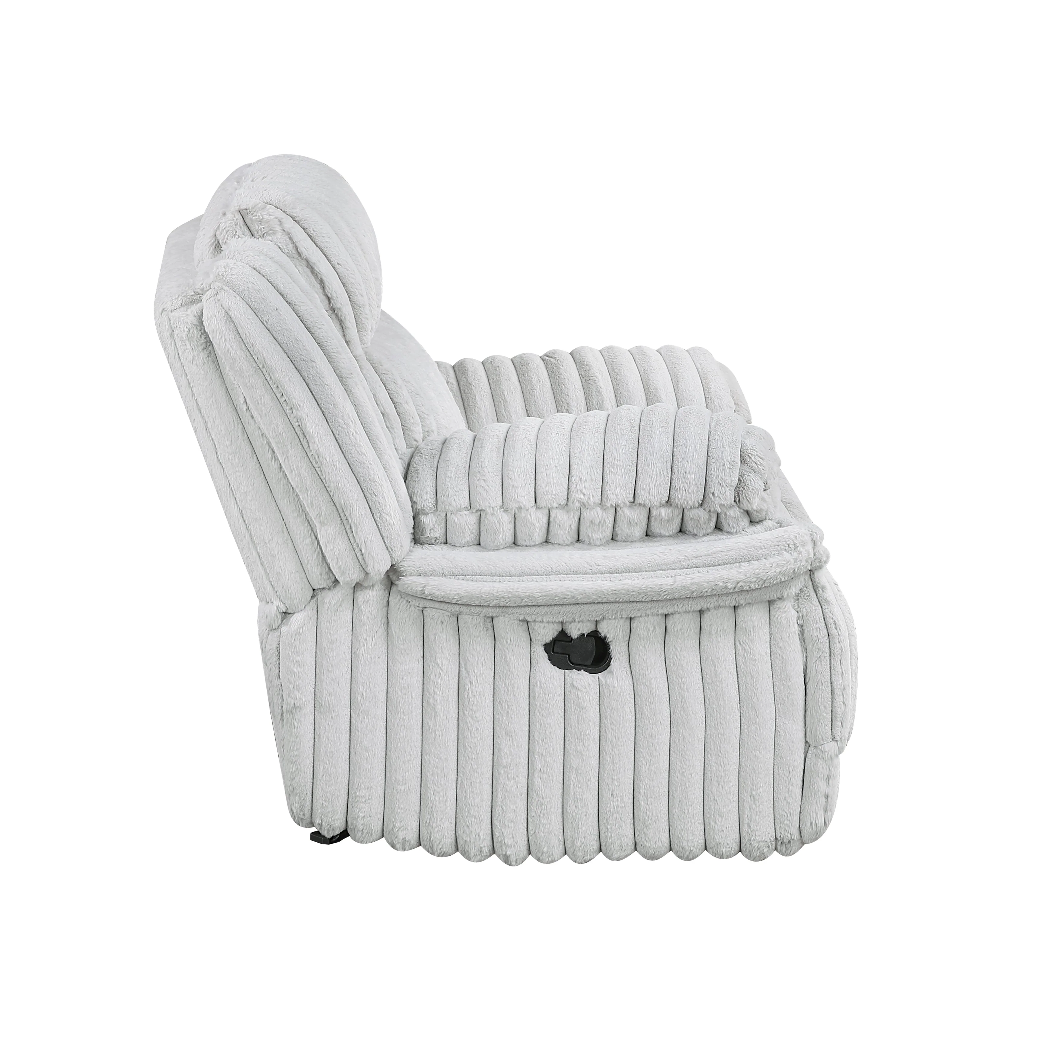 Goodland Gray Glider Reclining Chair - Image 4